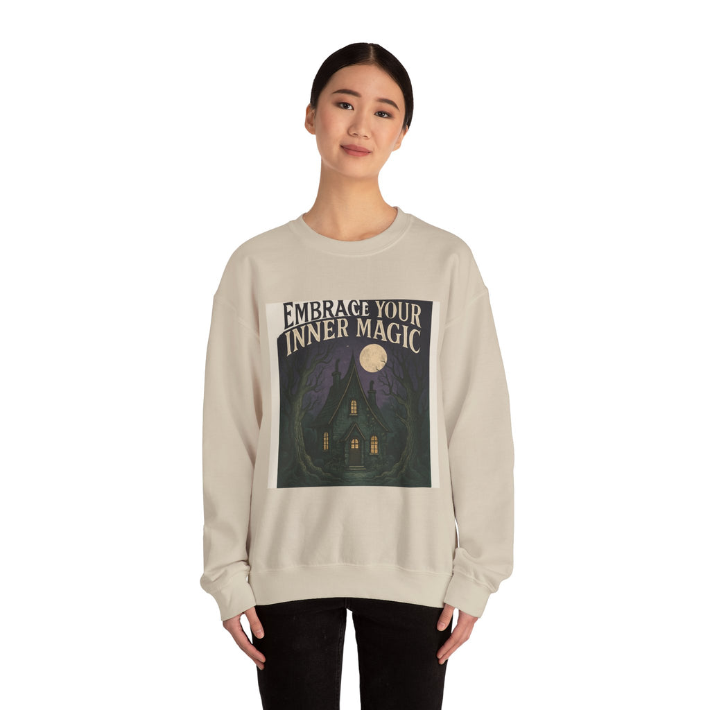 Magic Cottage Sweatshirt — "Embrace Your Inner Magic" Cozy Crewneck