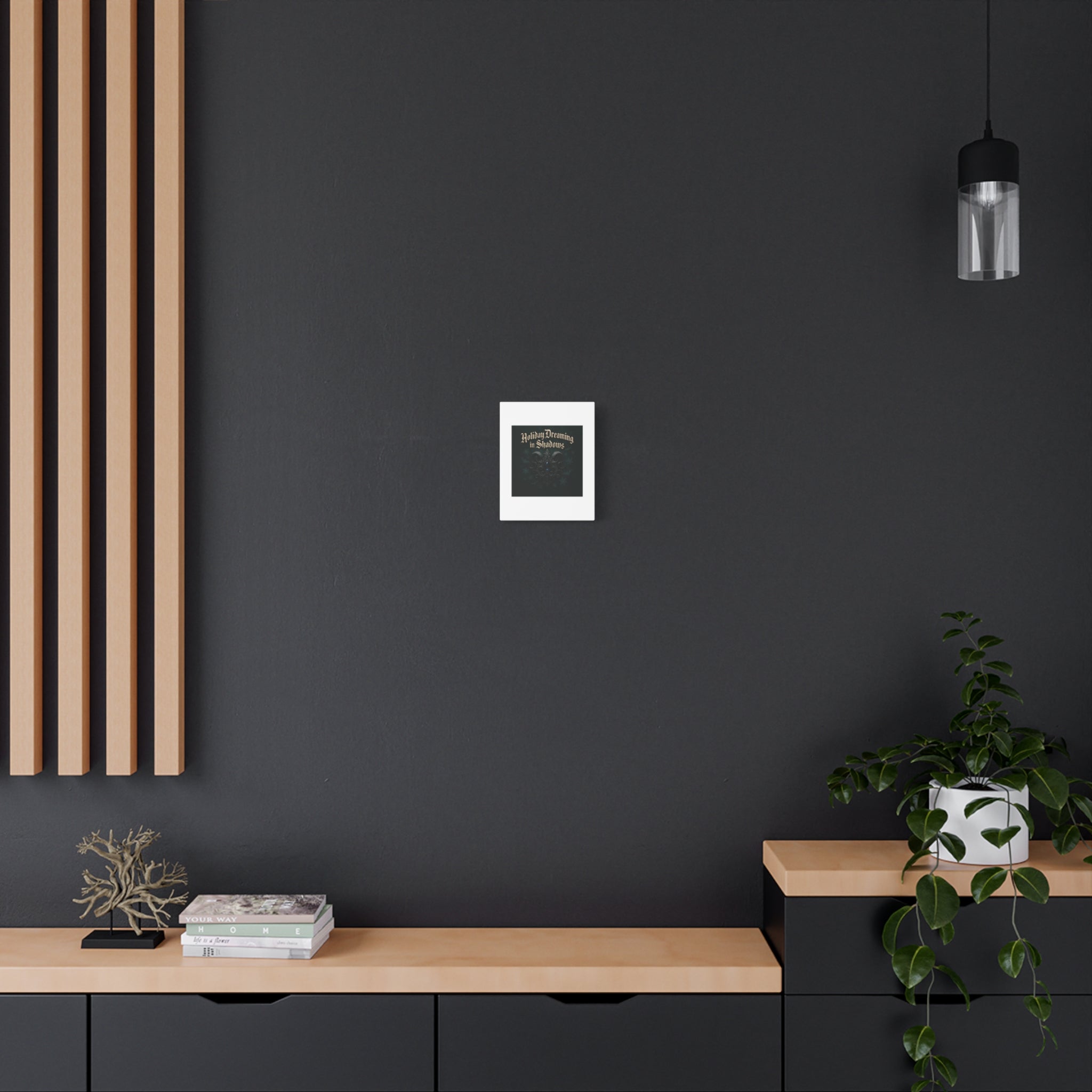 Holiday Dreaming in Shadows Canvas Art