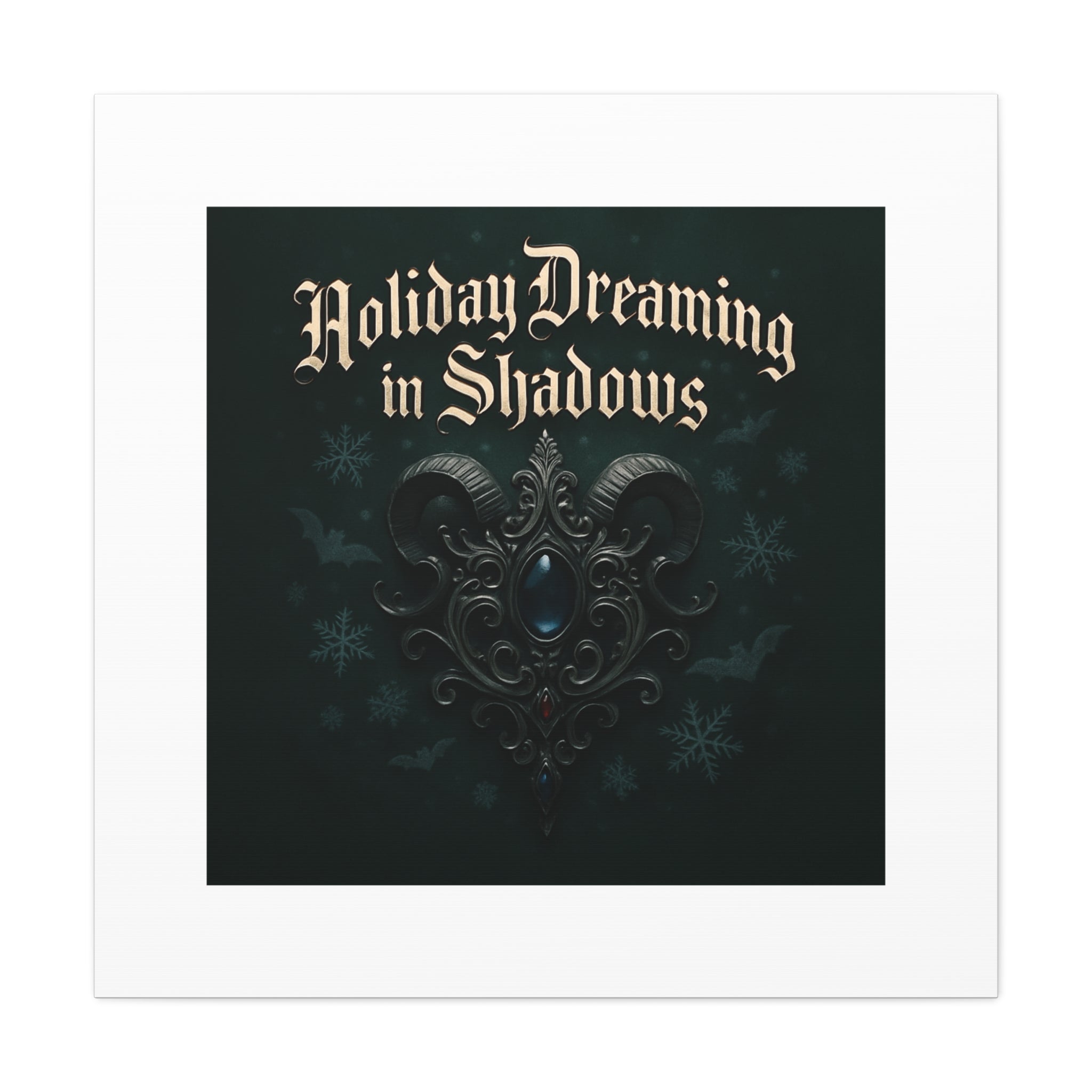 Holiday Dreaming in Shadows Canvas Art