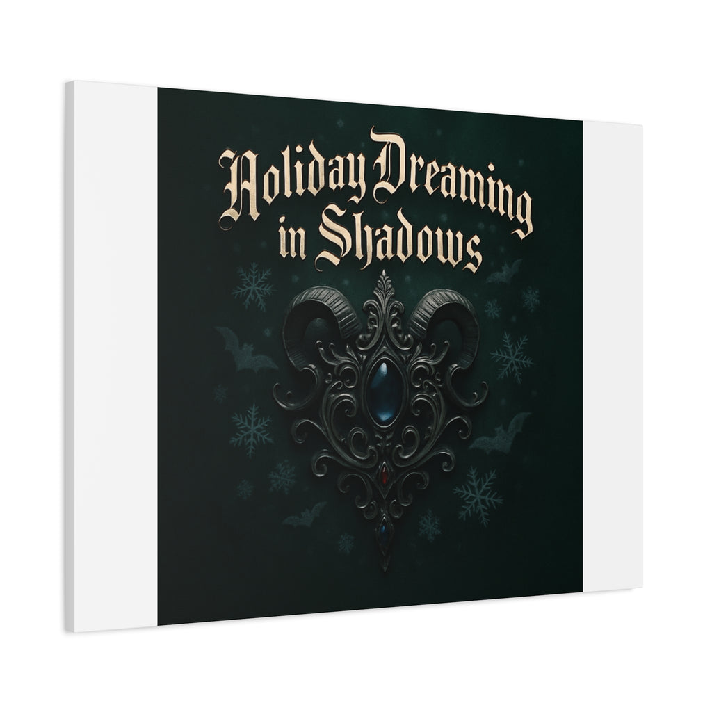 Holiday Dreaming in Shadows Canvas Art