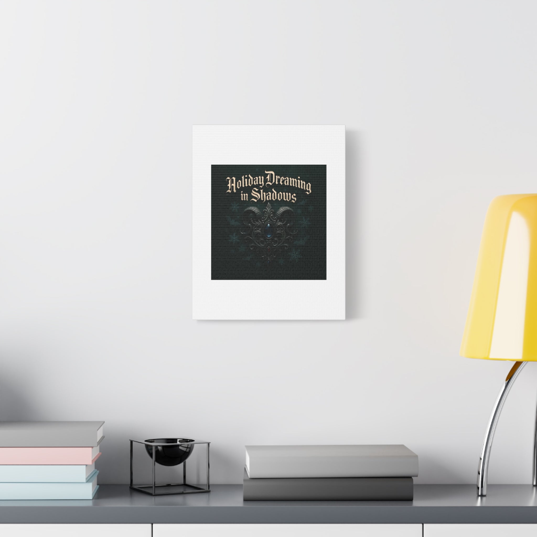 Holiday Dreaming in Shadows Canvas Art