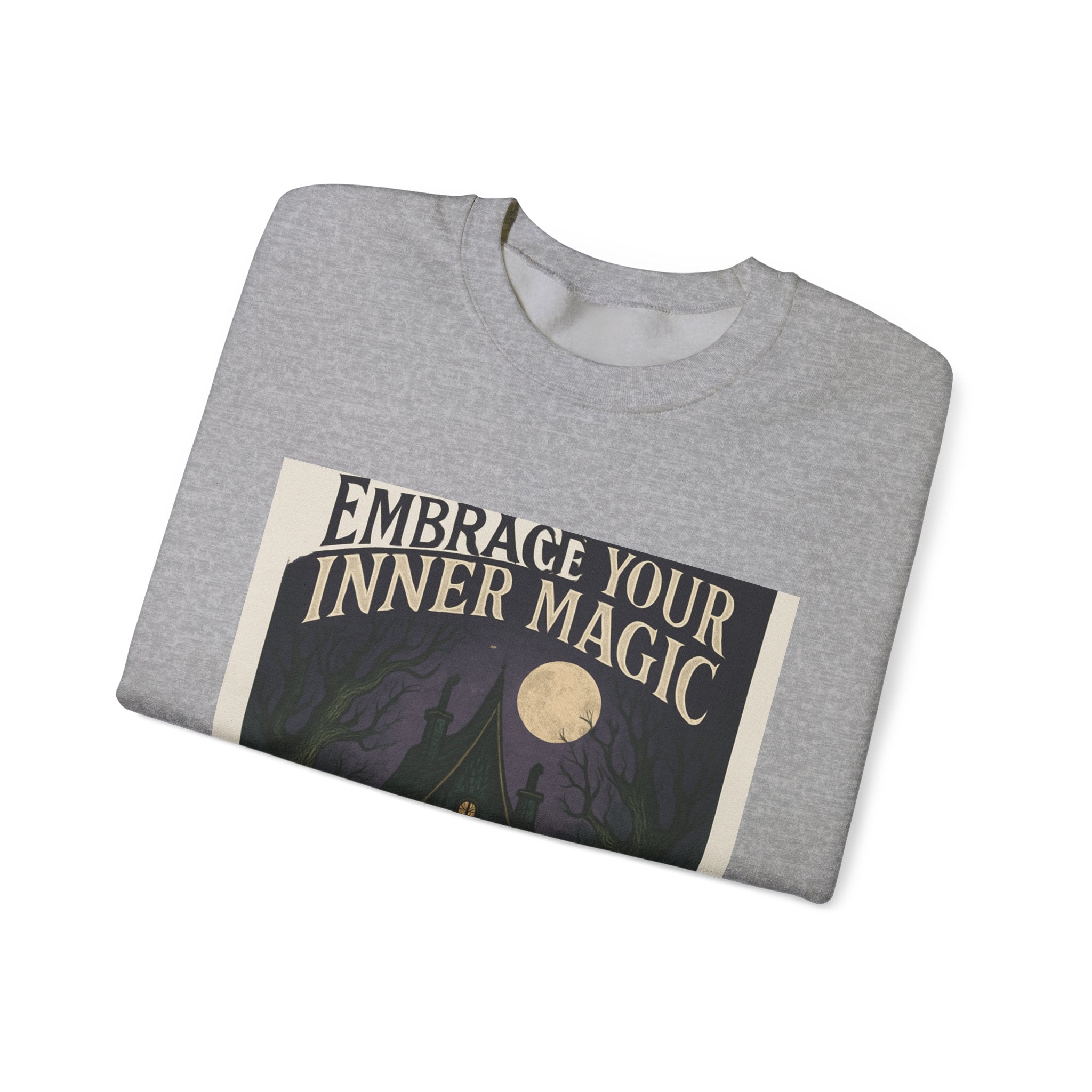 Magic Cottage Sweatshirt — "Embrace Your Inner Magic" Cozy Crewneck