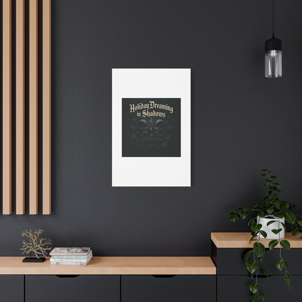 Holiday Dreaming in Shadows Canvas Art