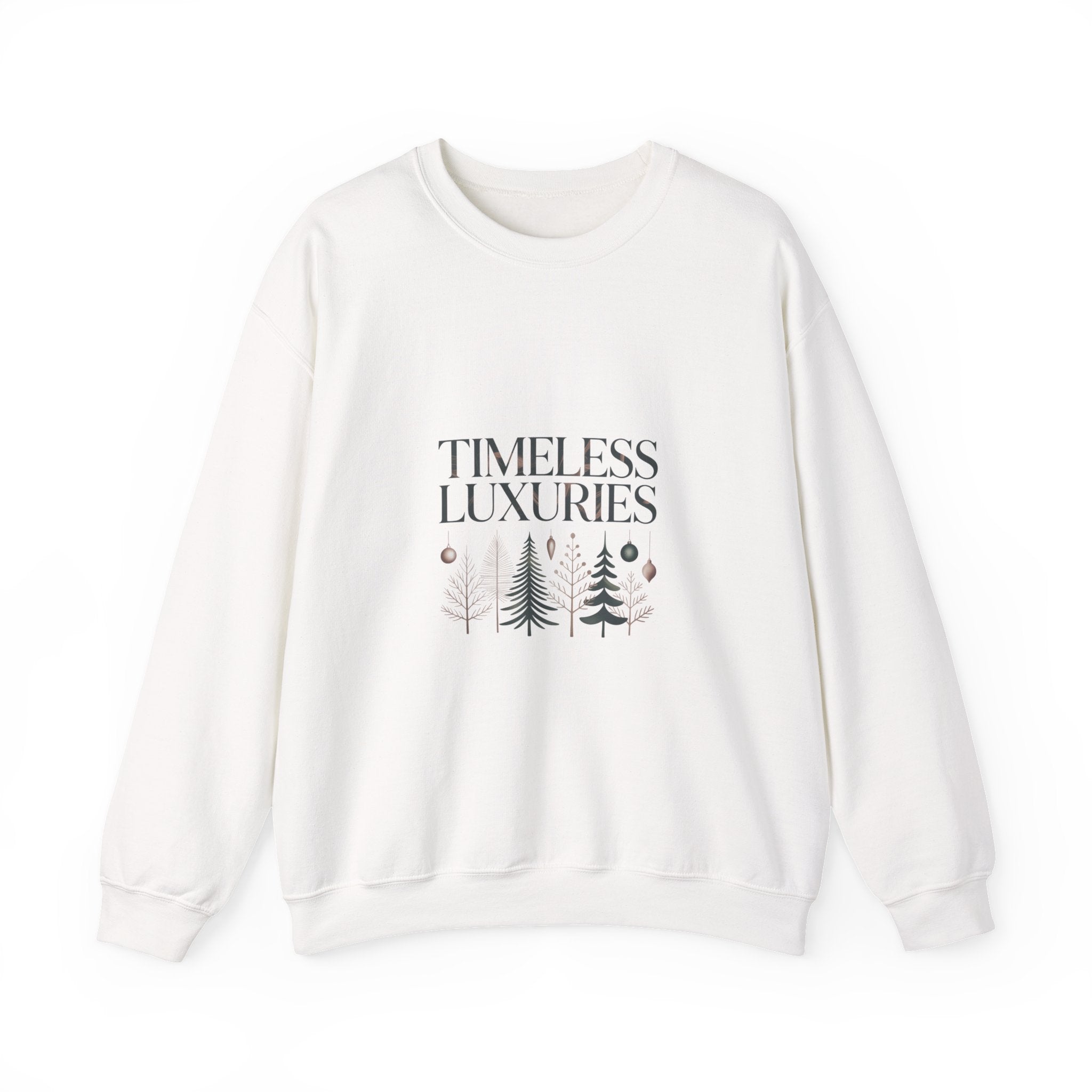 Timeless Luxuries Crewneck Sweatshirt | heritage style Christmas, quiet luxury decor