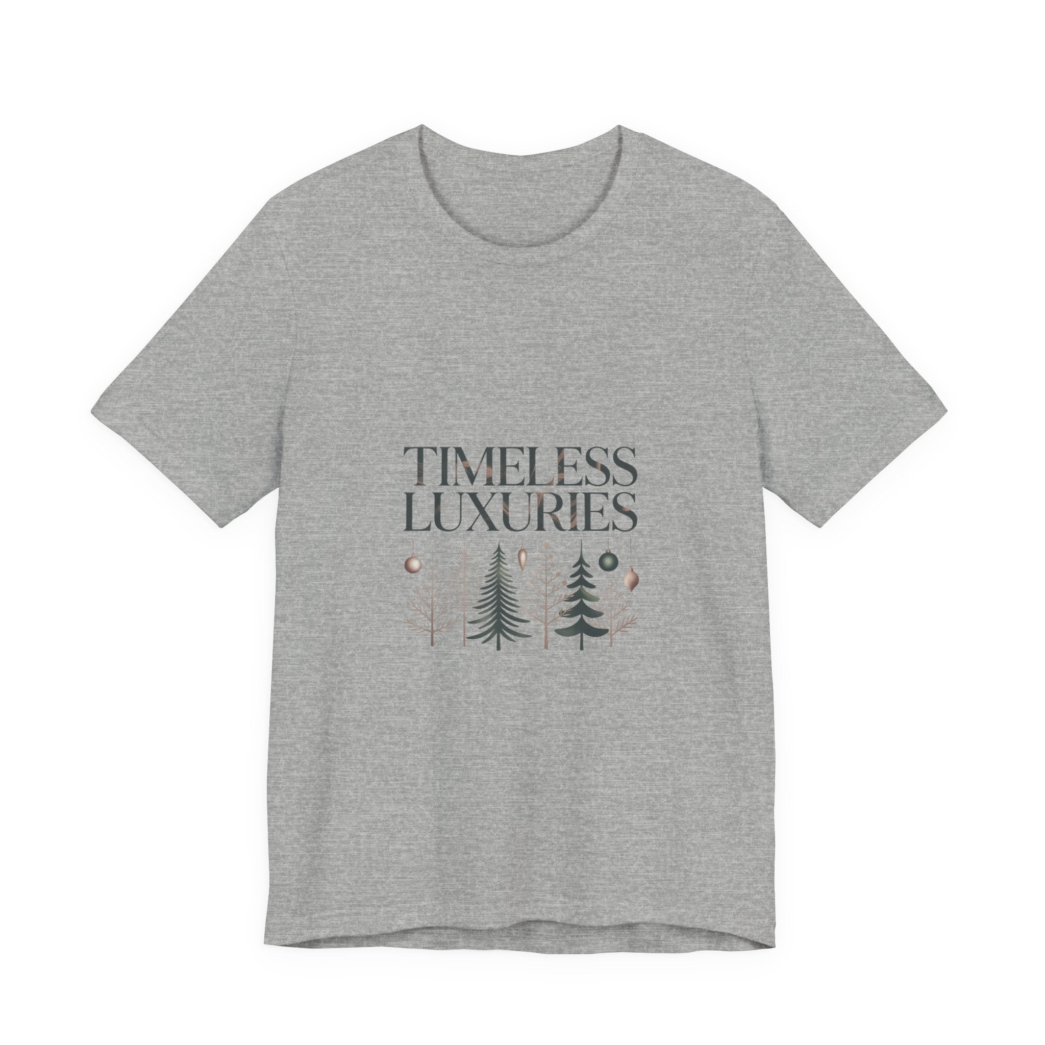Timeless Luxuries T-Shirt | heritage style Christmas, quiet luxury decor