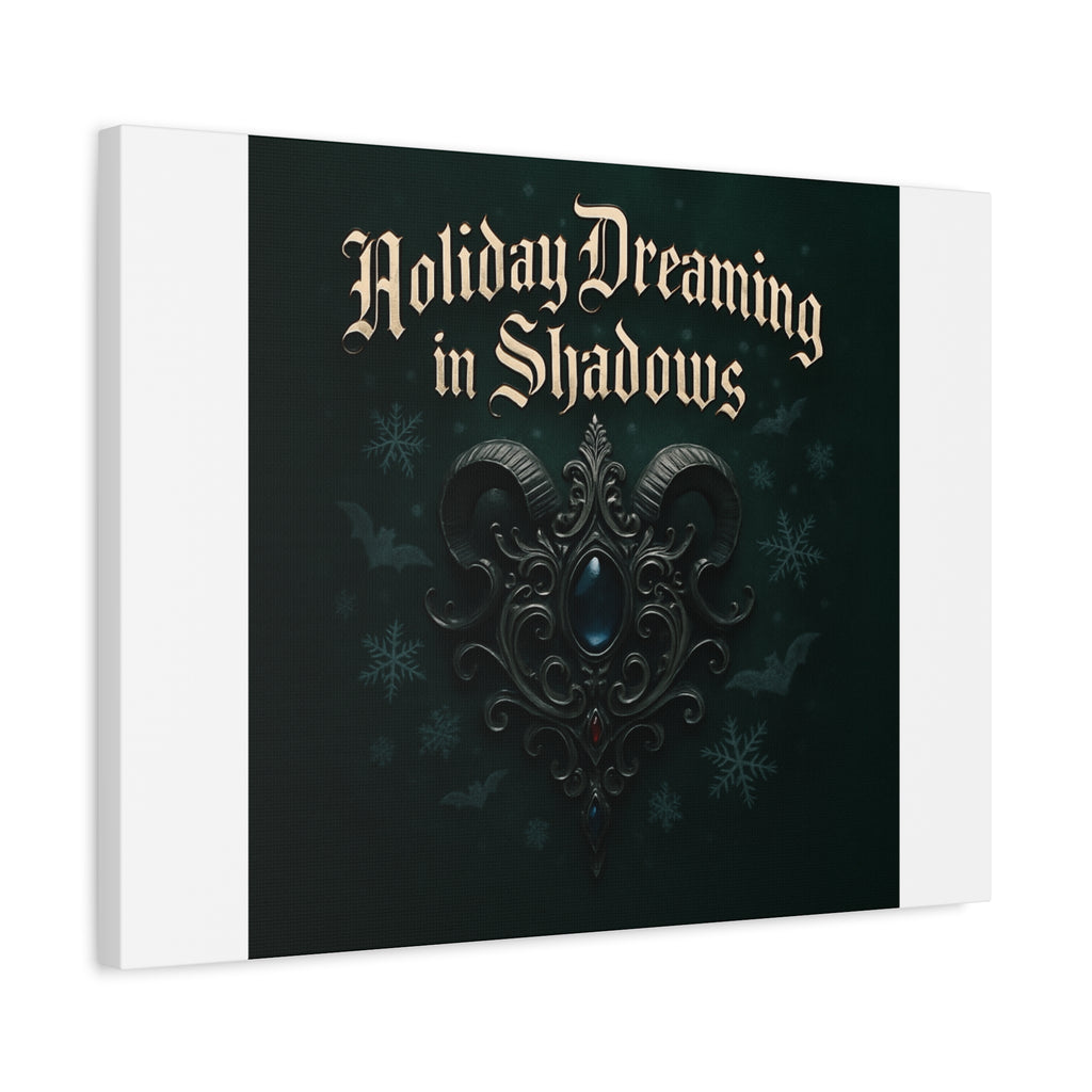 Holiday Dreaming in Shadows Canvas Art