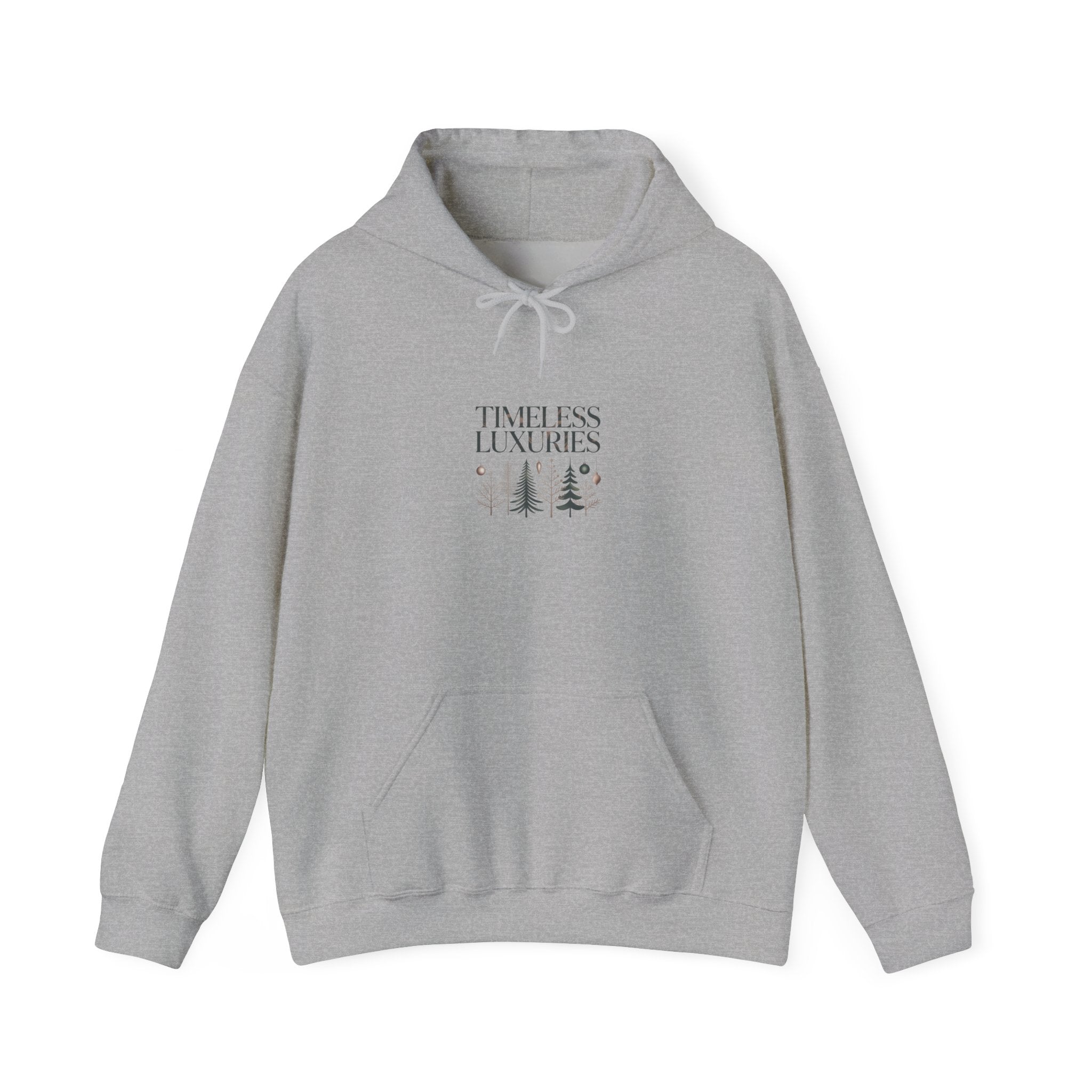 Timeless Luxuries Hoodie | heritage style Christmas, quiet luxury decor