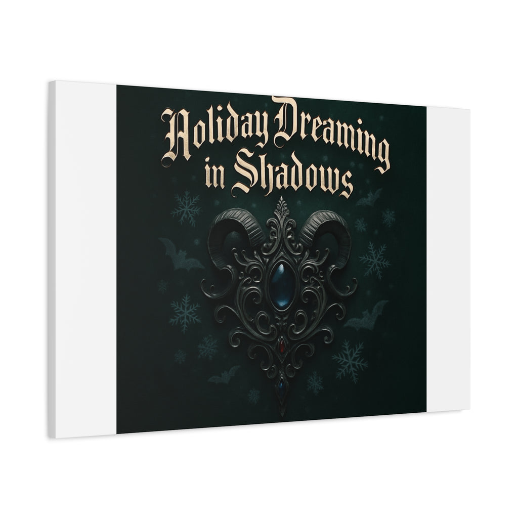 Holiday Dreaming in Shadows Canvas Art