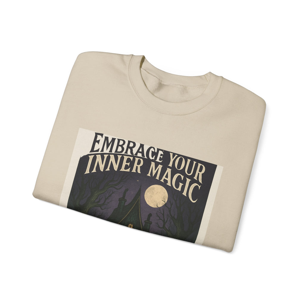 Magic Cottage Sweatshirt — "Embrace Your Inner Magic" Cozy Crewneck