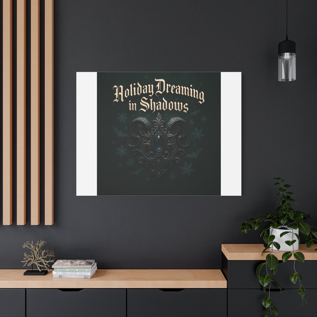 Holiday Dreaming in Shadows Canvas Art