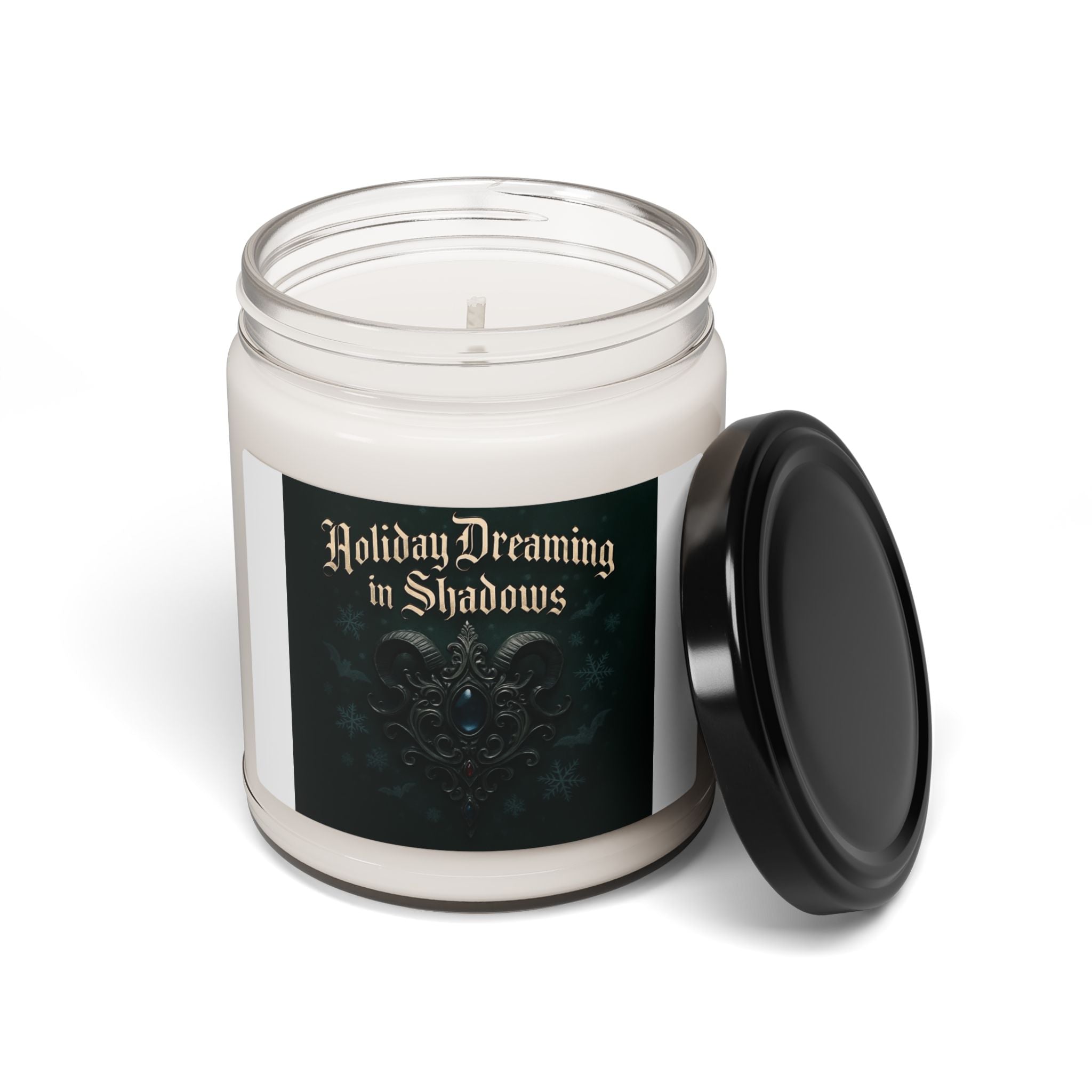 Scented Candle — "Holiday Dreaming in Shadows" Soy Jar (9 oz)