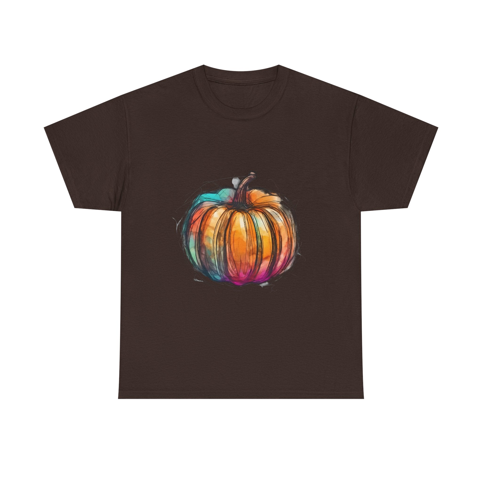 Colorful Pumpkin T-Shirt Unisex, Halloween Tee, Fall Shirt, Pumpkin Patch Gift, Autumn Clothing, Harvest Festival Apparel