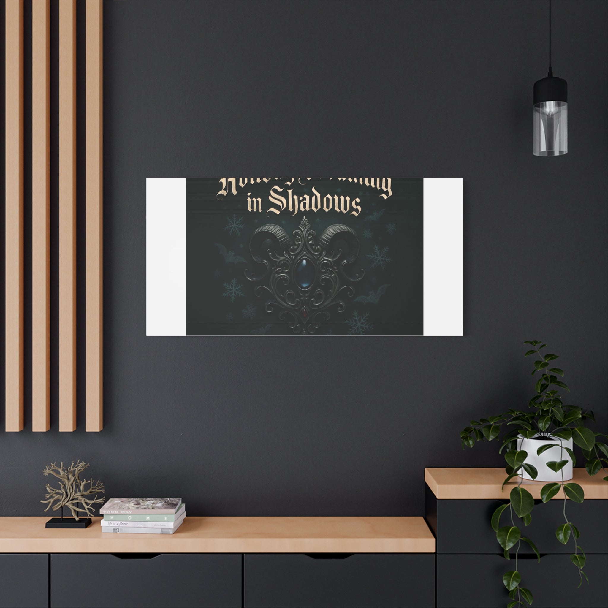 Holiday Dreaming in Shadows Canvas Art