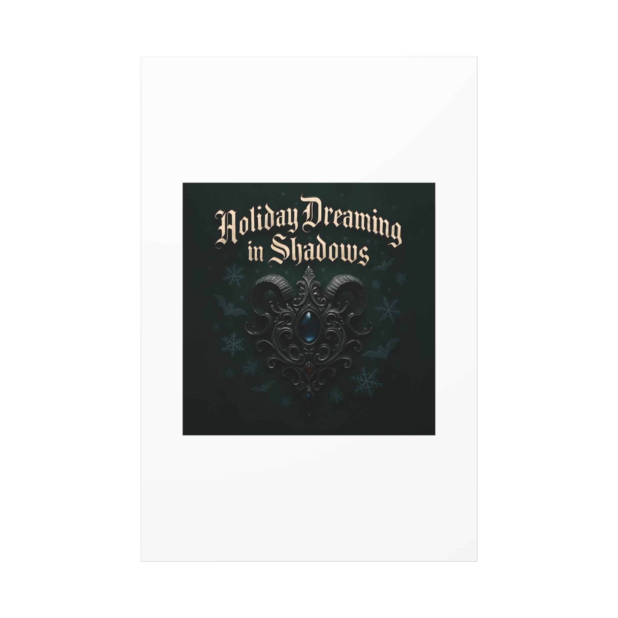 Holiday Dreaming in Shadows Canvas Art