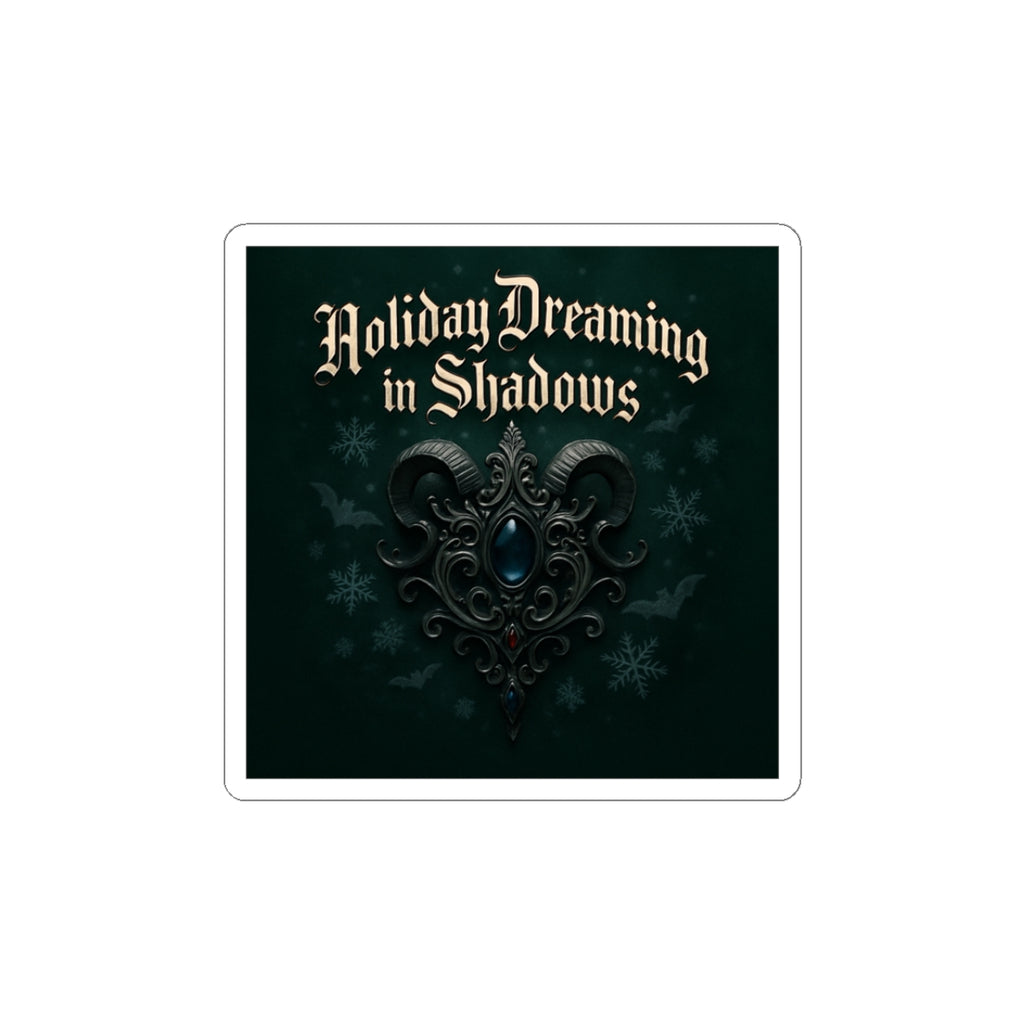 Holiday Dreaming in Shadows Sticker