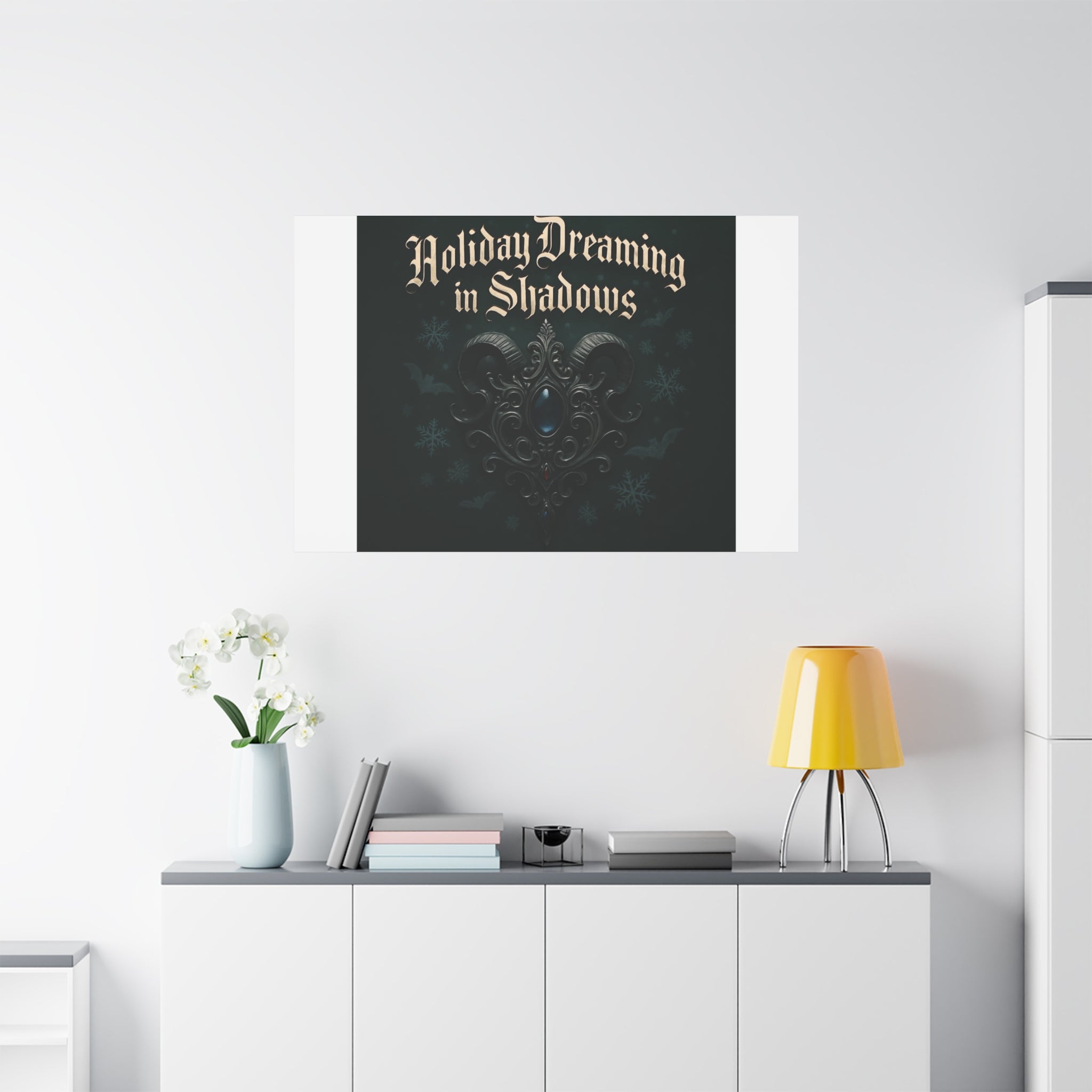 Holiday Dreaming in Shadows Canvas Art