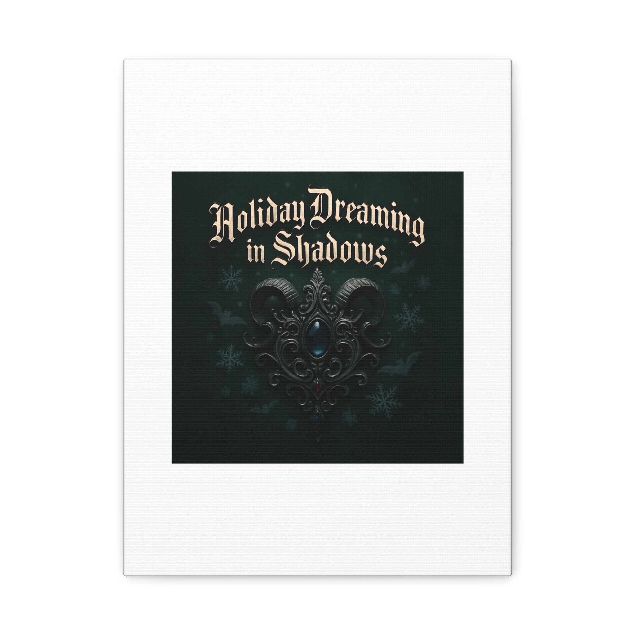 Holiday Dreaming in Shadows Canvas Art