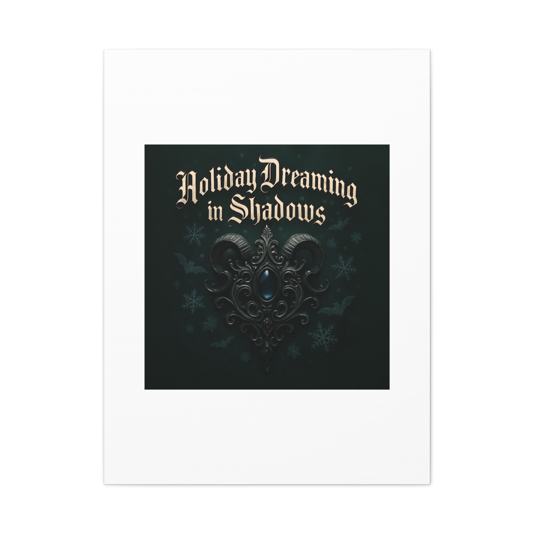 Holiday Dreaming in Shadows Canvas Art