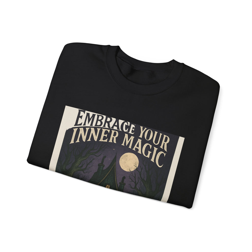 Magic Cottage Sweatshirt — "Embrace Your Inner Magic" Cozy Crewneck