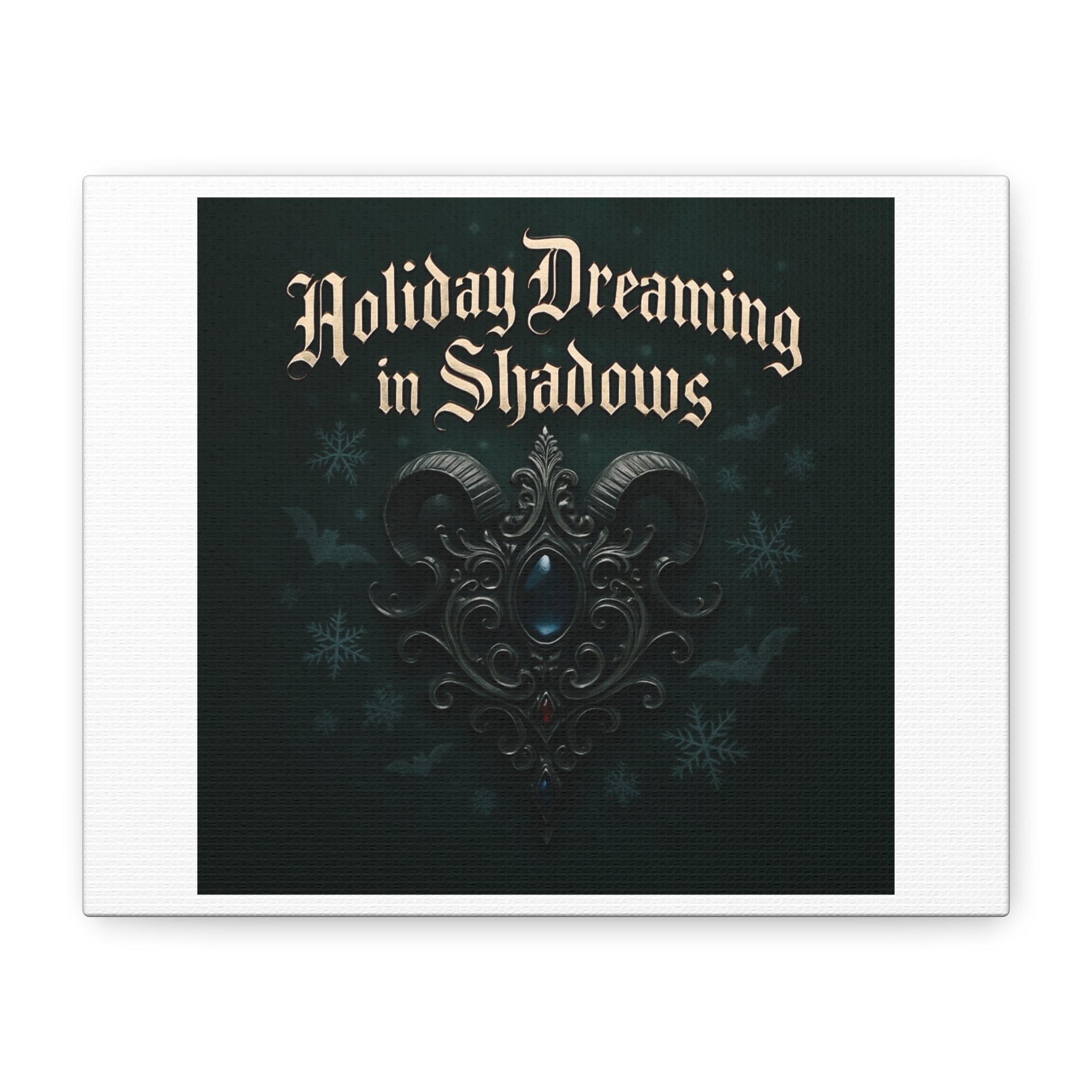 Holiday Dreaming in Shadows Canvas Art