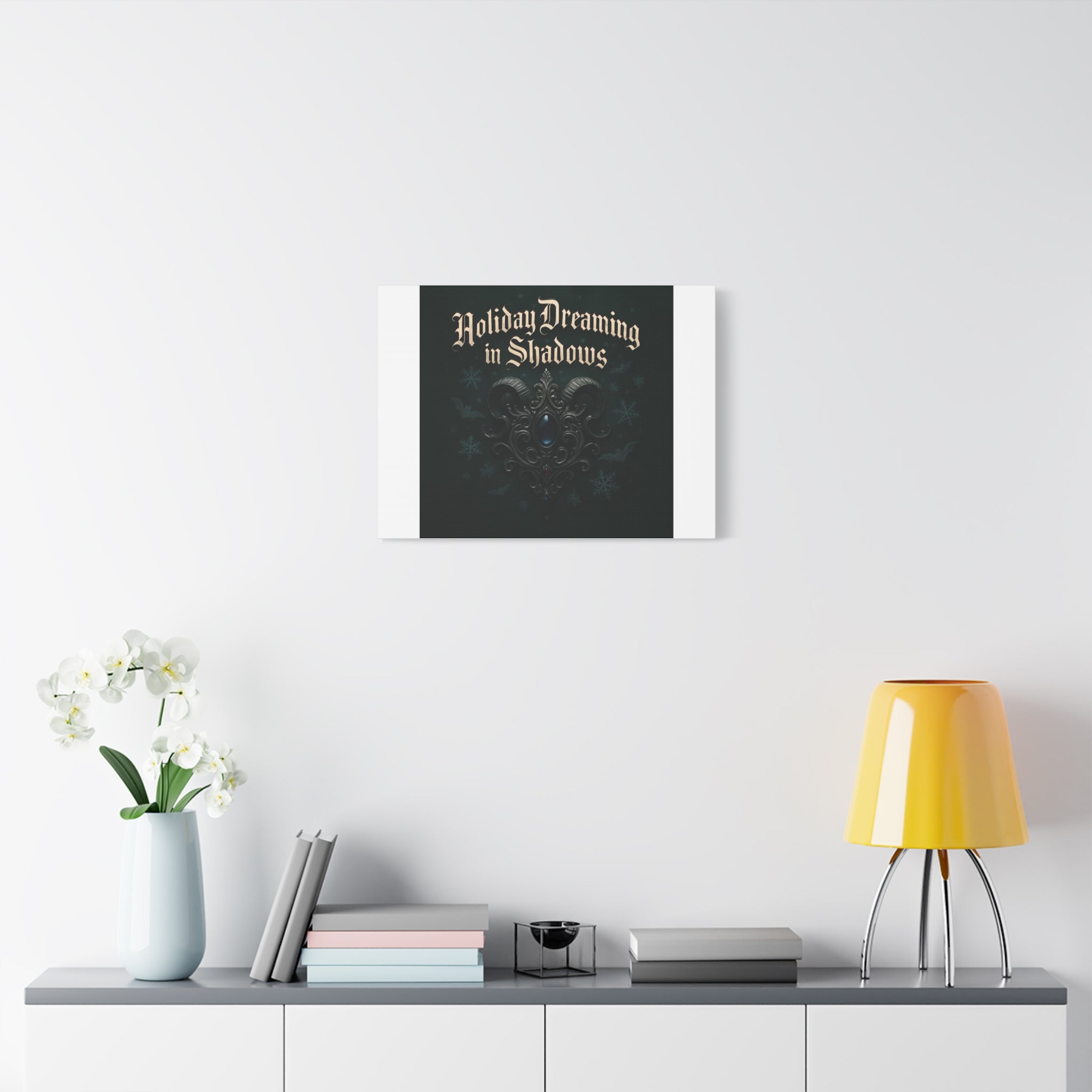 Holiday Dreaming in Shadows Canvas Art