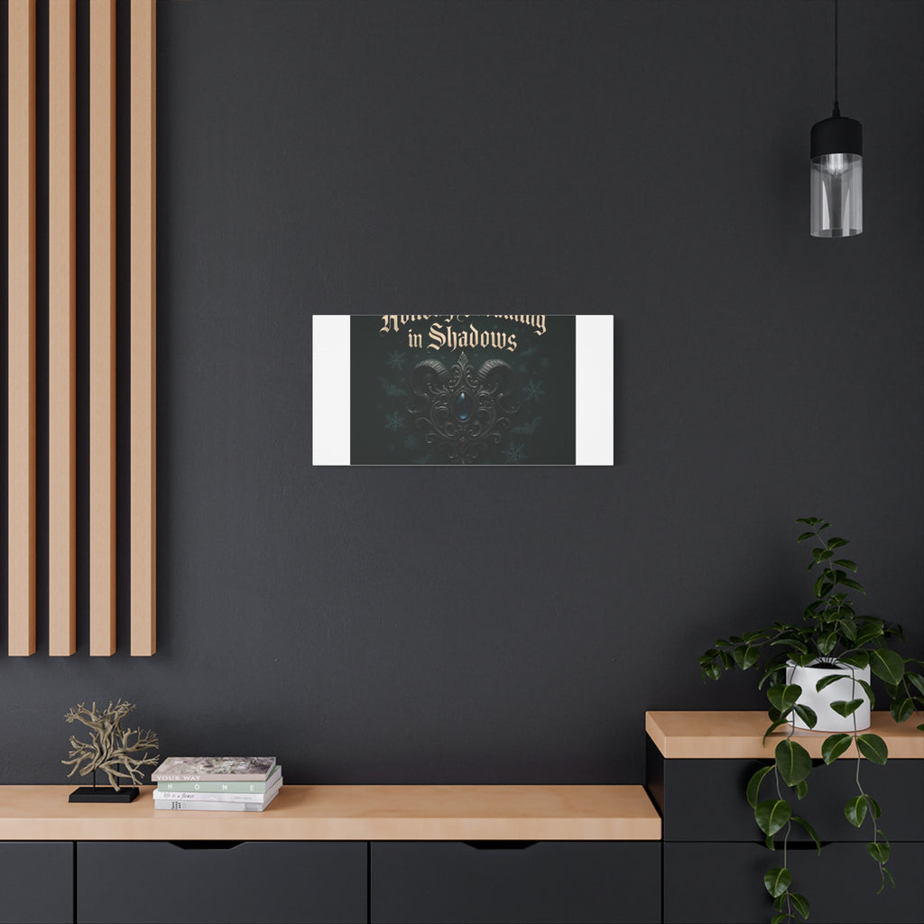 Holiday Dreaming in Shadows Canvas Art