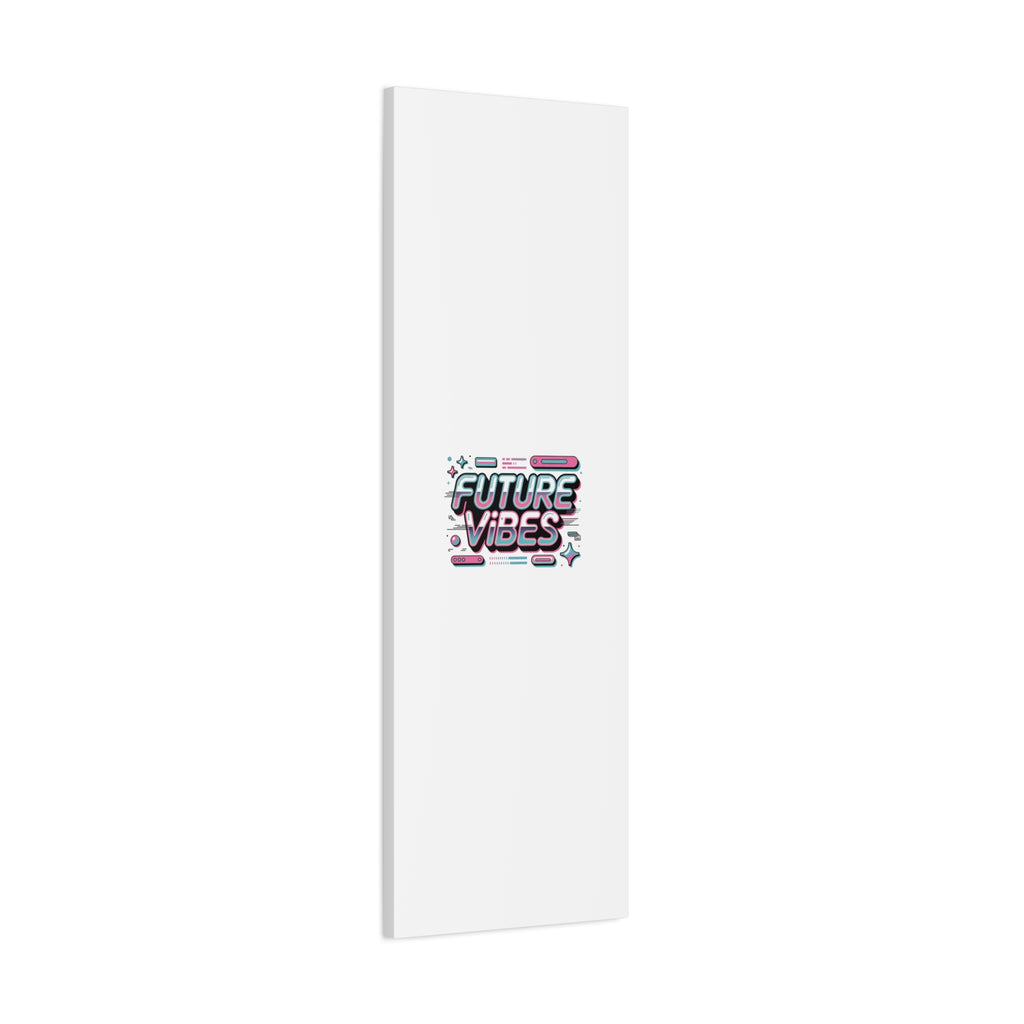 Future Vibes Canvas | Y2K Cyber Holo, Retro Tech Print