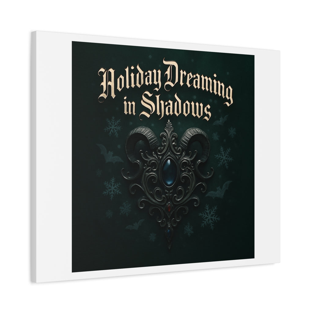 Holiday Dreaming in Shadows Canvas Art