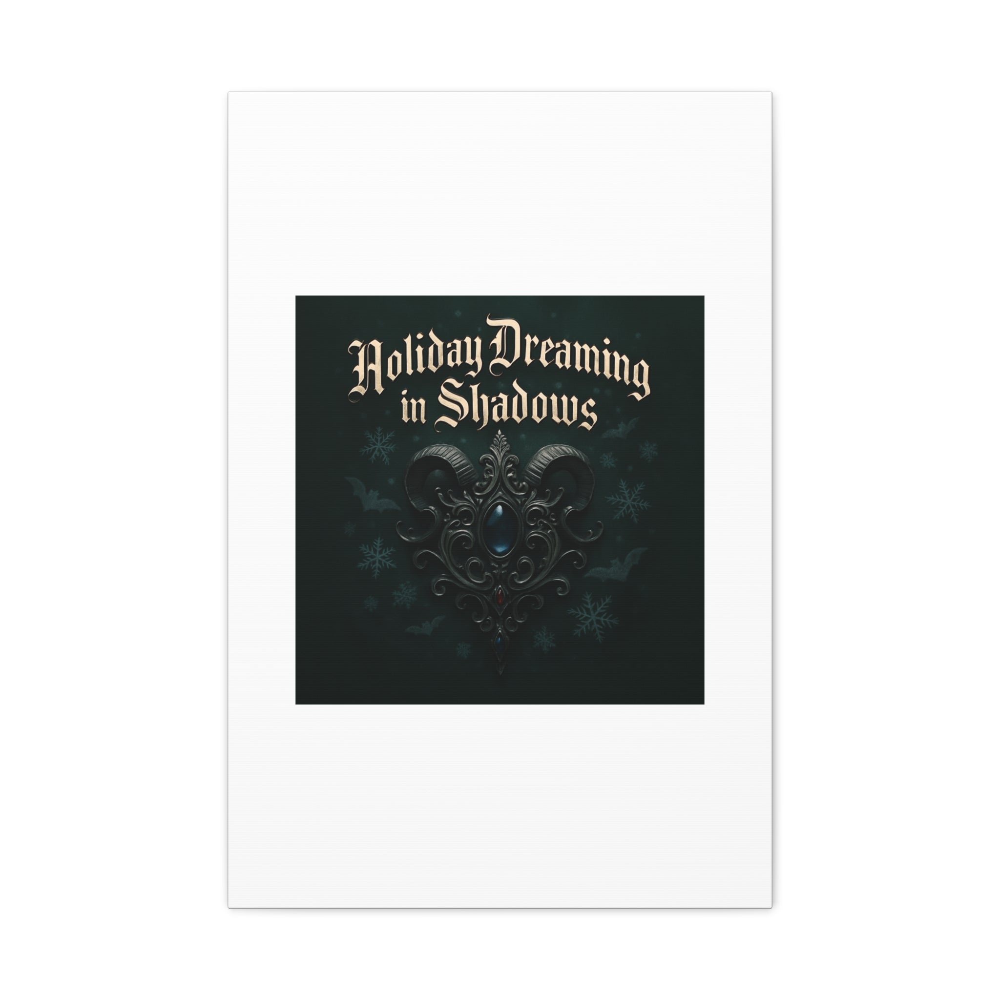 Holiday Dreaming in Shadows Canvas Art