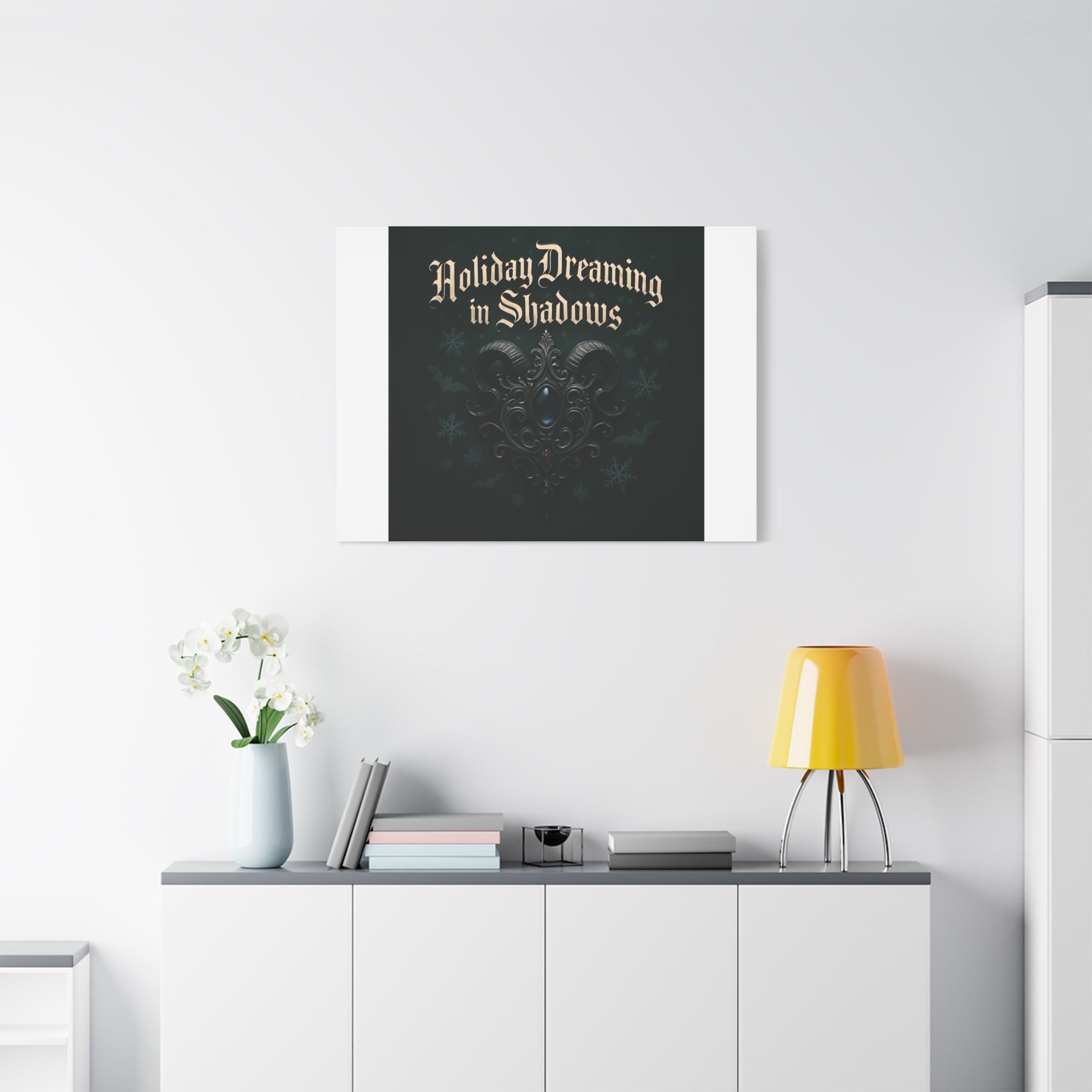Holiday Dreaming in Shadows Canvas Art