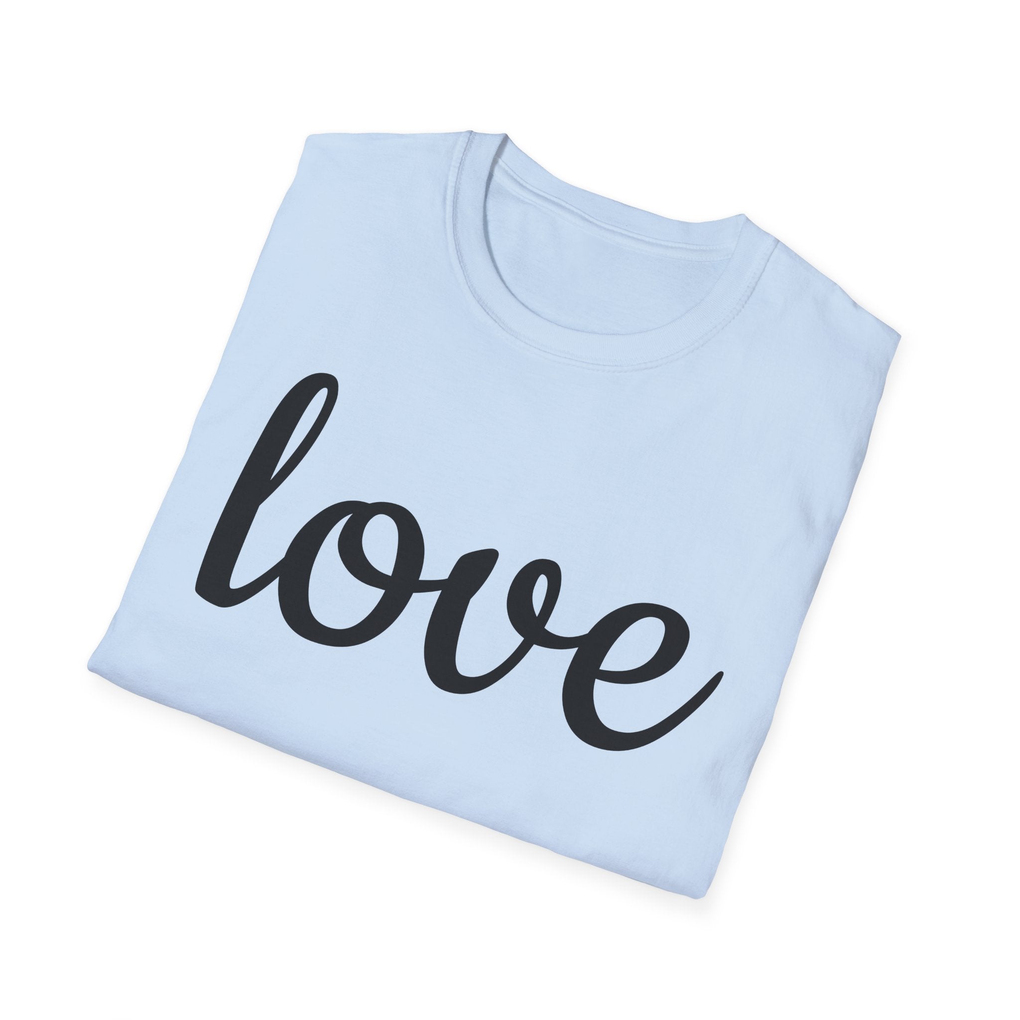 Love Unisex Softstyle T-Shirt, Cute Graphic Tee, Casual Wear, Gift for Friends, Valentine's Day, Everyday Style