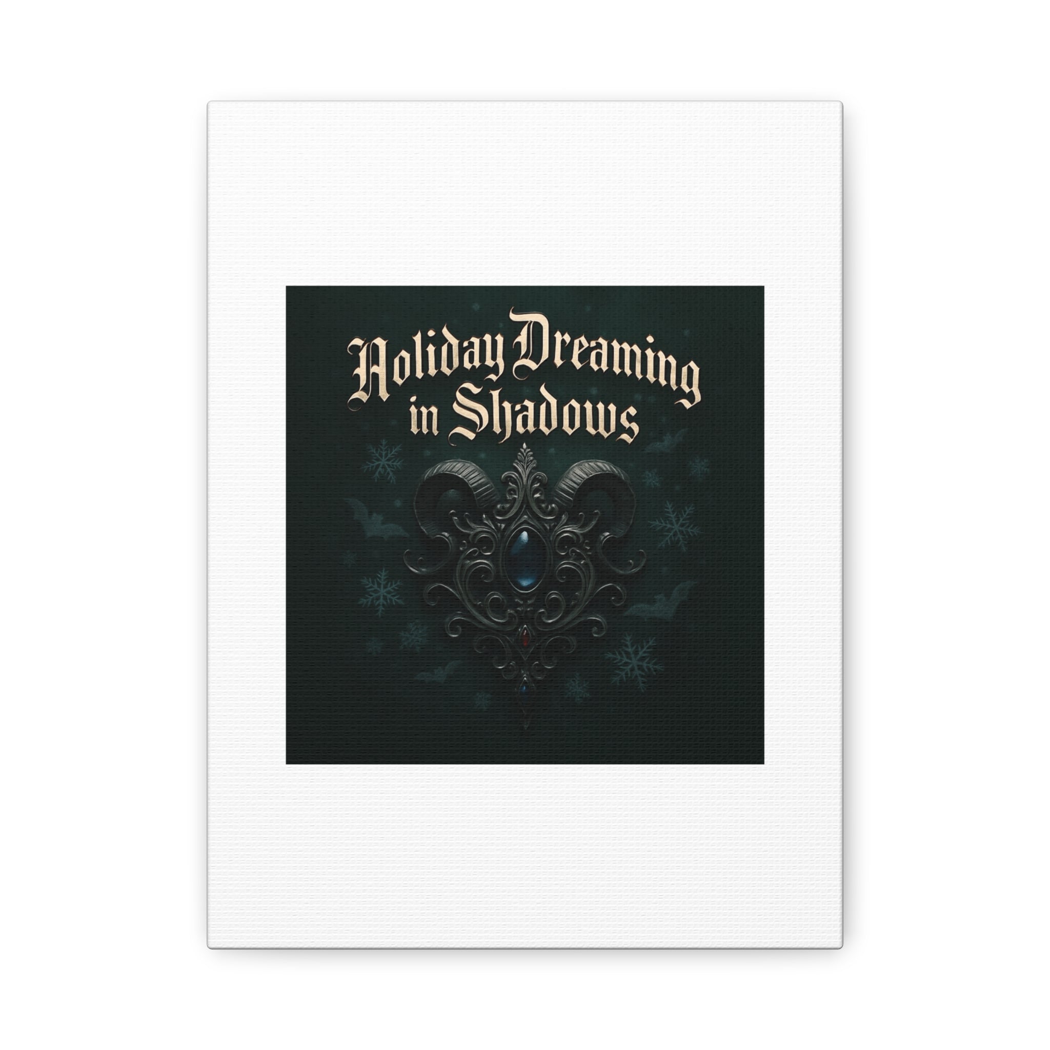 Holiday Dreaming in Shadows Canvas Art