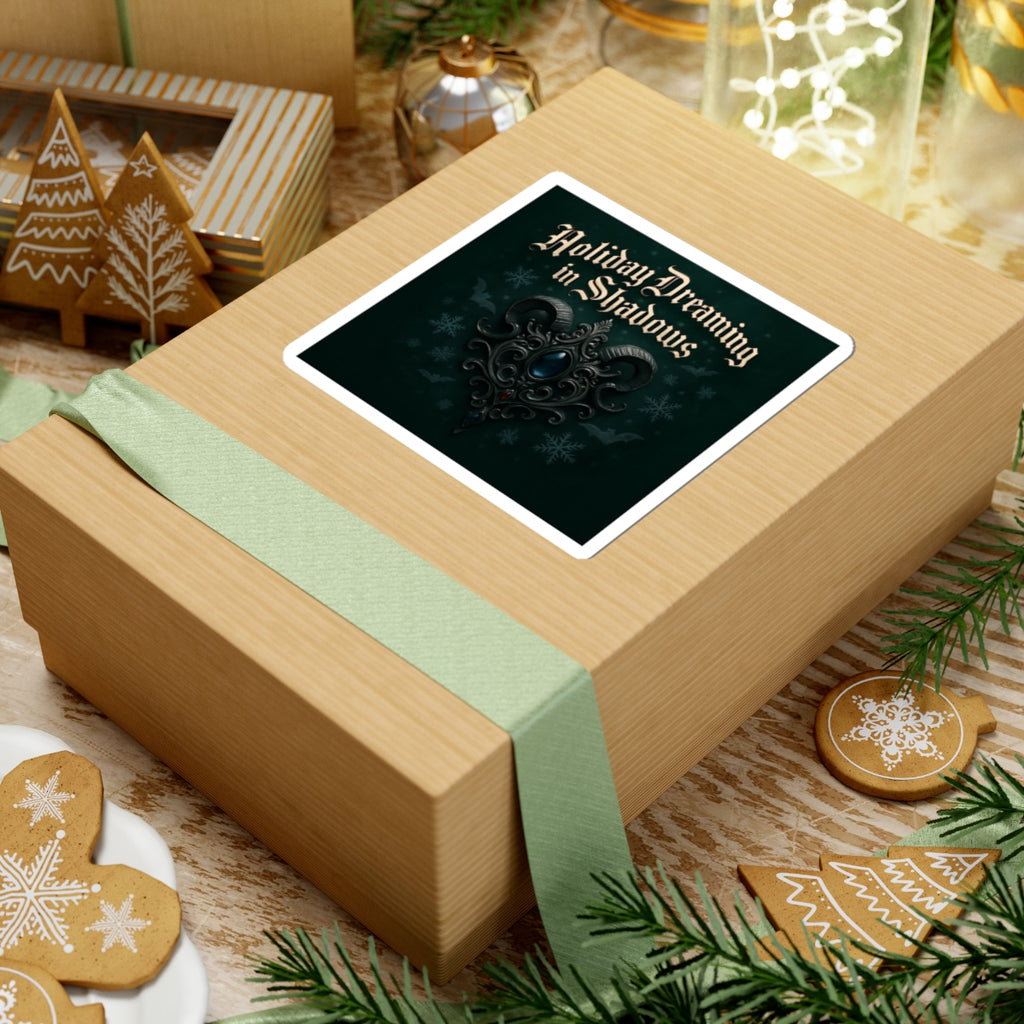 Holiday Dreaming in Shadows Sticker
