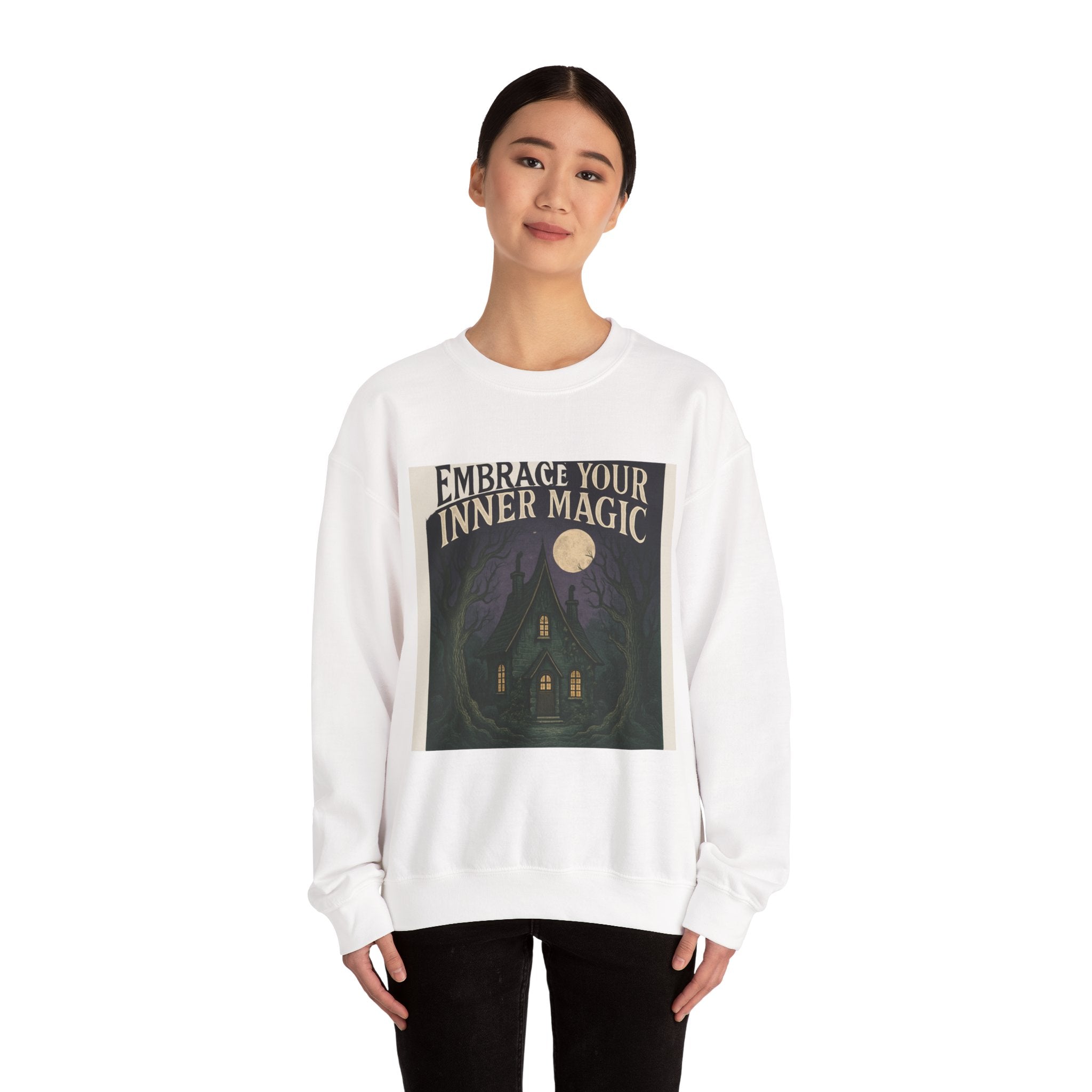 Magic Cottage Sweatshirt — "Embrace Your Inner Magic" Cozy Crewneck
