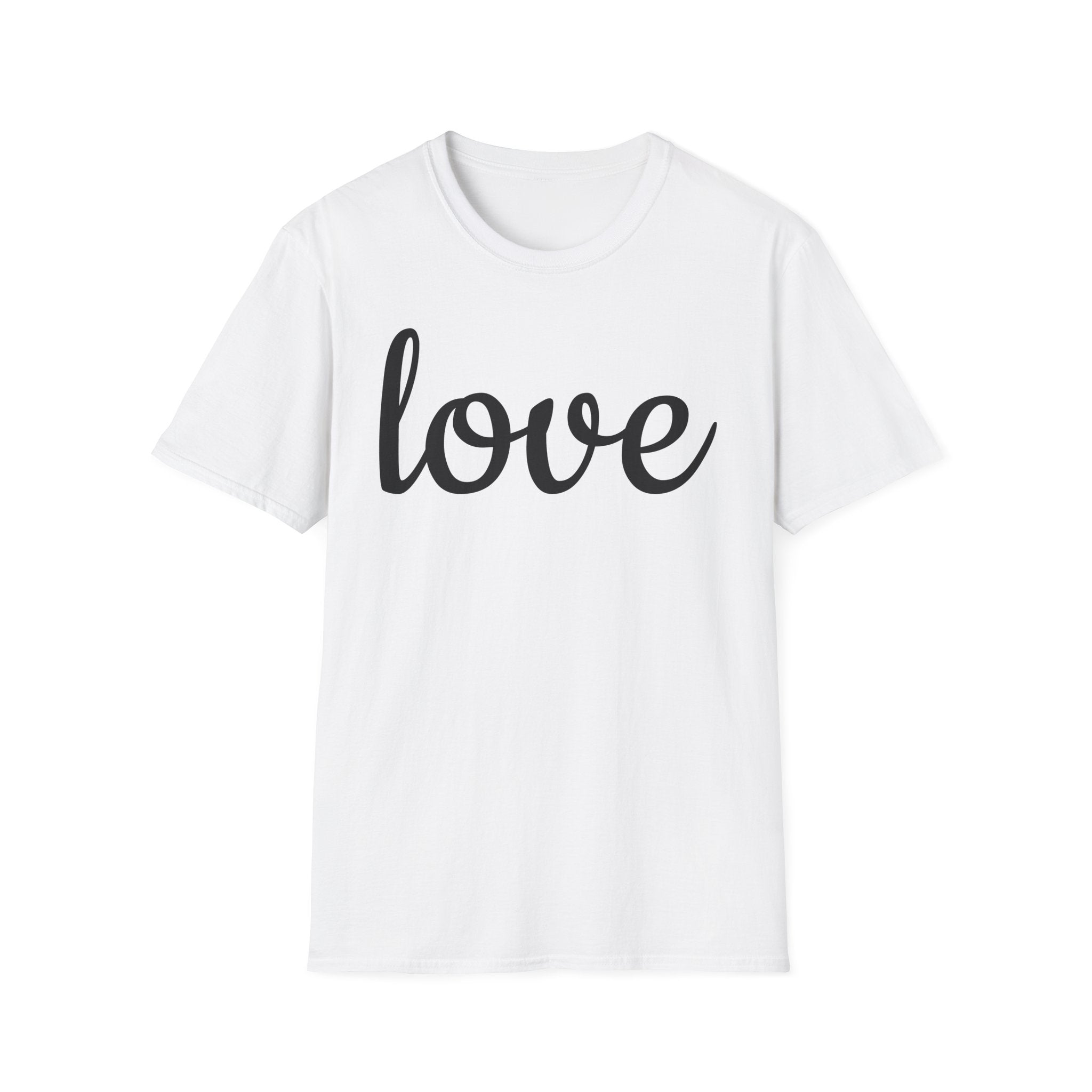 Love Unisex Softstyle T-Shirt, Cute Graphic Tee, Casual Wear, Gift for Friends, Valentine's Day, Everyday Style