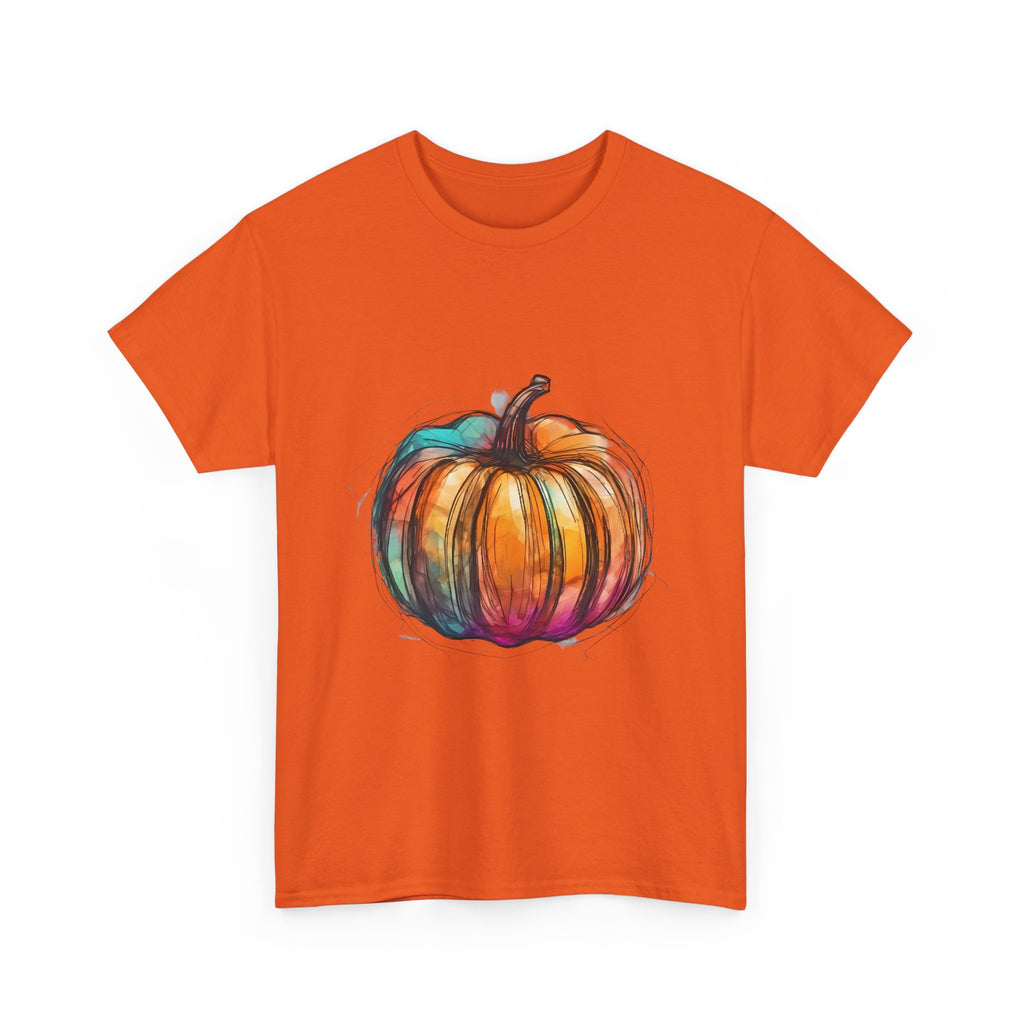 Colorful Pumpkin T-Shirt Unisex, Halloween Tee, Fall Shirt, Pumpkin Patch Gift, Autumn Clothing, Harvest Festival Apparel