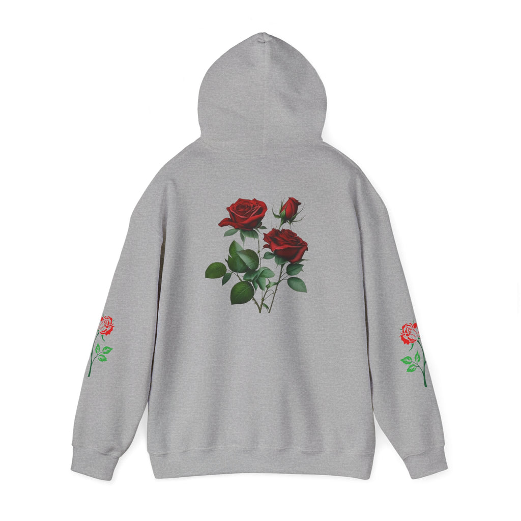 Stay Beautiful Rose Hoodie, Vintage Floral Sweatshirt, Unisex Gift, Cozy Layer, Perfect for Spring Style