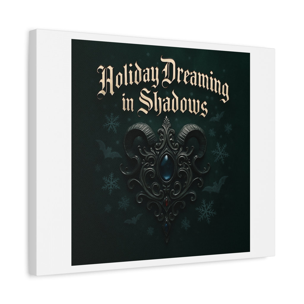 Holiday Dreaming in Shadows Canvas Art