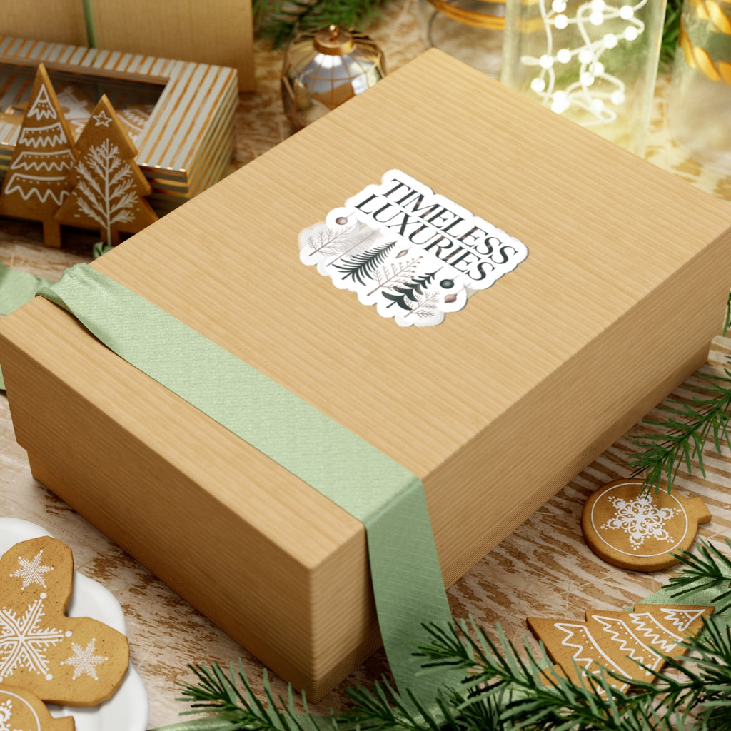 Timeless Luxuries Christmas Sticker | Heritage Style, Quiet Luxury Holiday
