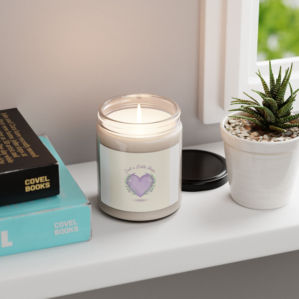 Just a Little Hope Soy Candle, 9oz | Positive Micro-Optimism, Lavender Sage