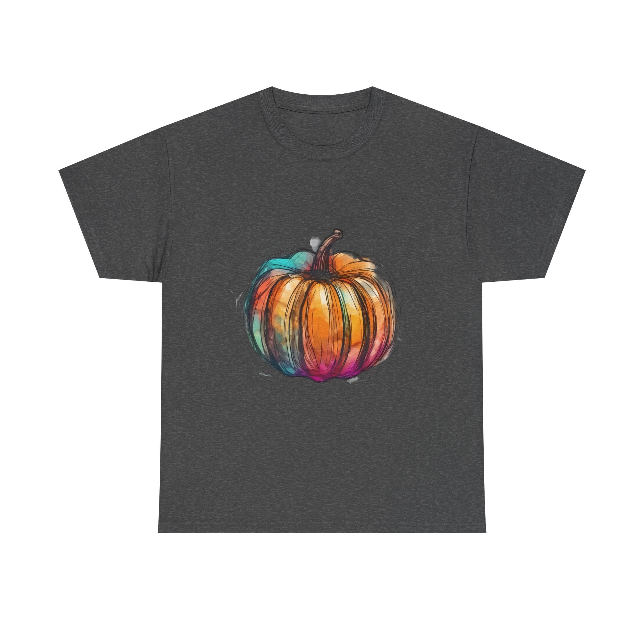 Colorful Pumpkin T-Shirt Unisex, Halloween Tee, Fall Shirt, Pumpkin Patch Gift, Autumn Clothing, Harvest Festival Apparel
