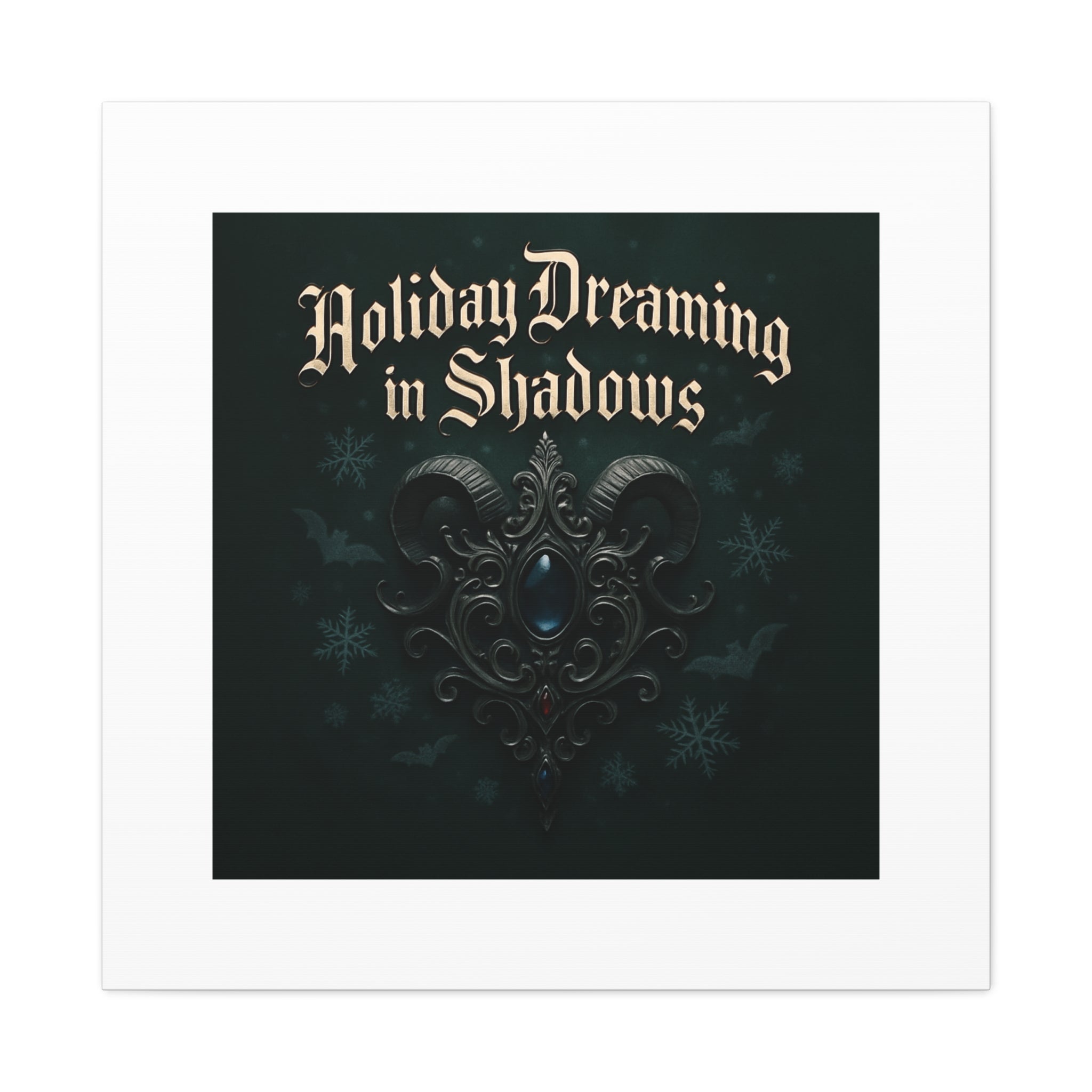 Holiday Dreaming in Shadows Canvas Art