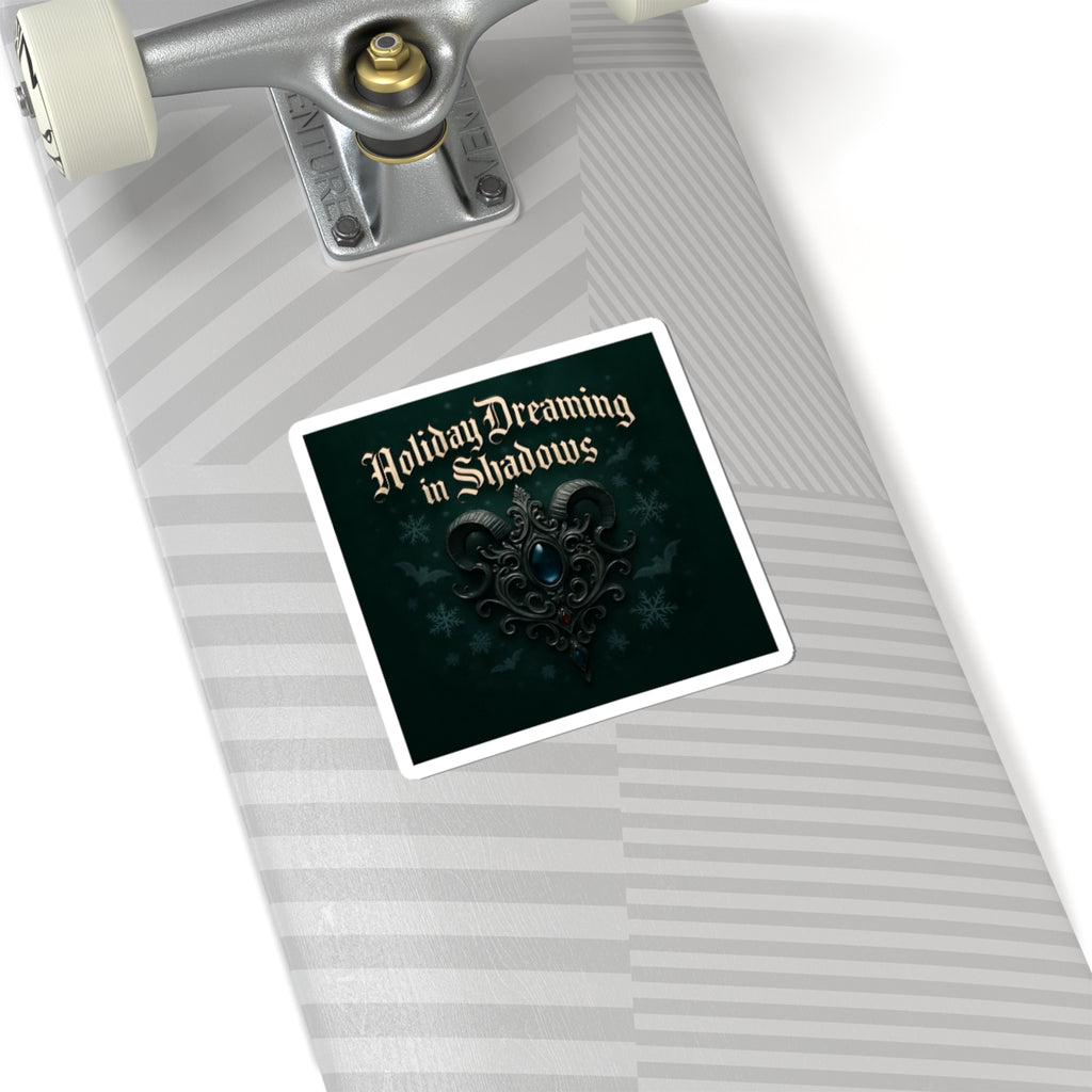 Holiday Dreaming in Shadows Sticker