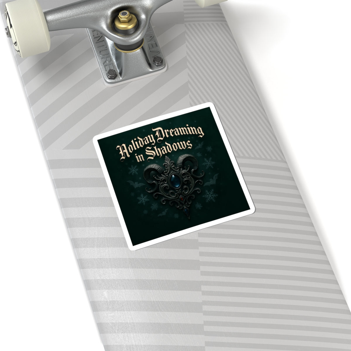 Holiday Dreaming in Shadows Sticker