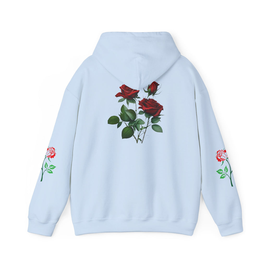 Stay Beautiful Rose Hoodie, Vintage Floral Sweatshirt, Unisex Gift, Cozy Layer, Perfect for Spring Style