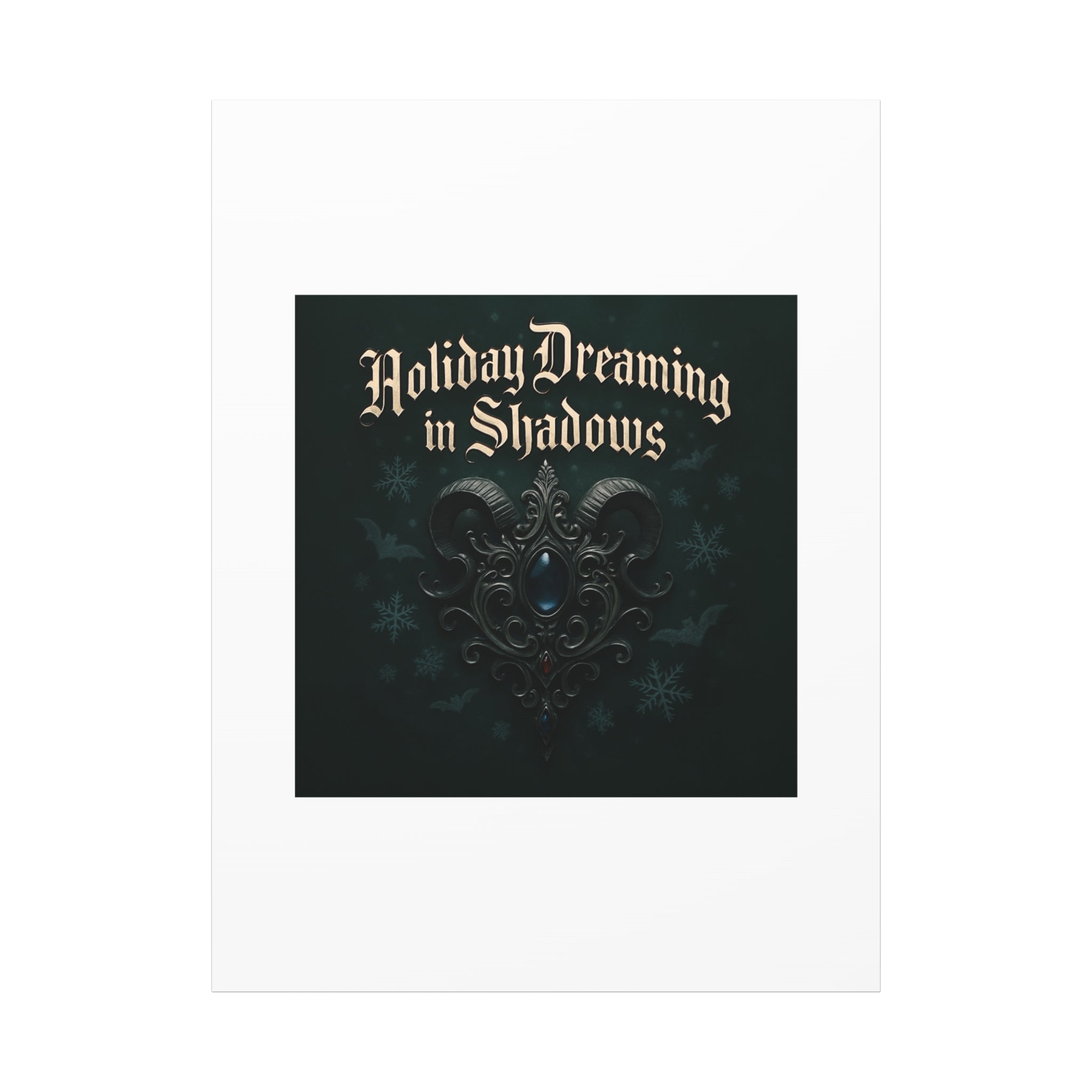 Holiday Dreaming in Shadows Canvas Art