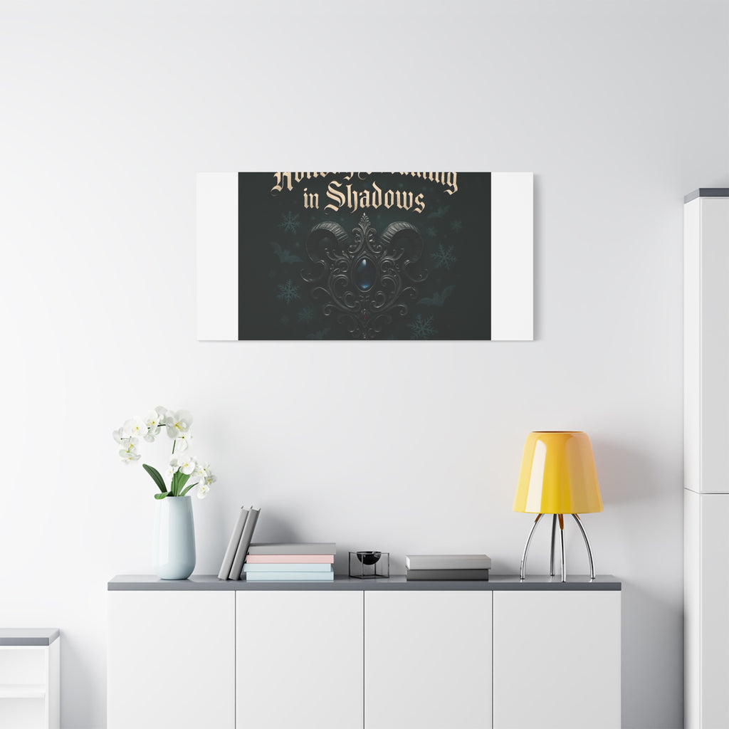 Holiday Dreaming in Shadows Canvas Art