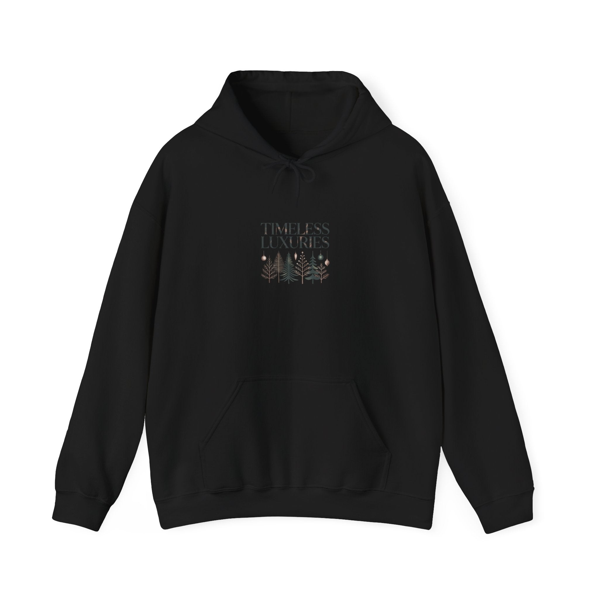 Timeless Luxuries Hoodie | heritage style Christmas, quiet luxury decor