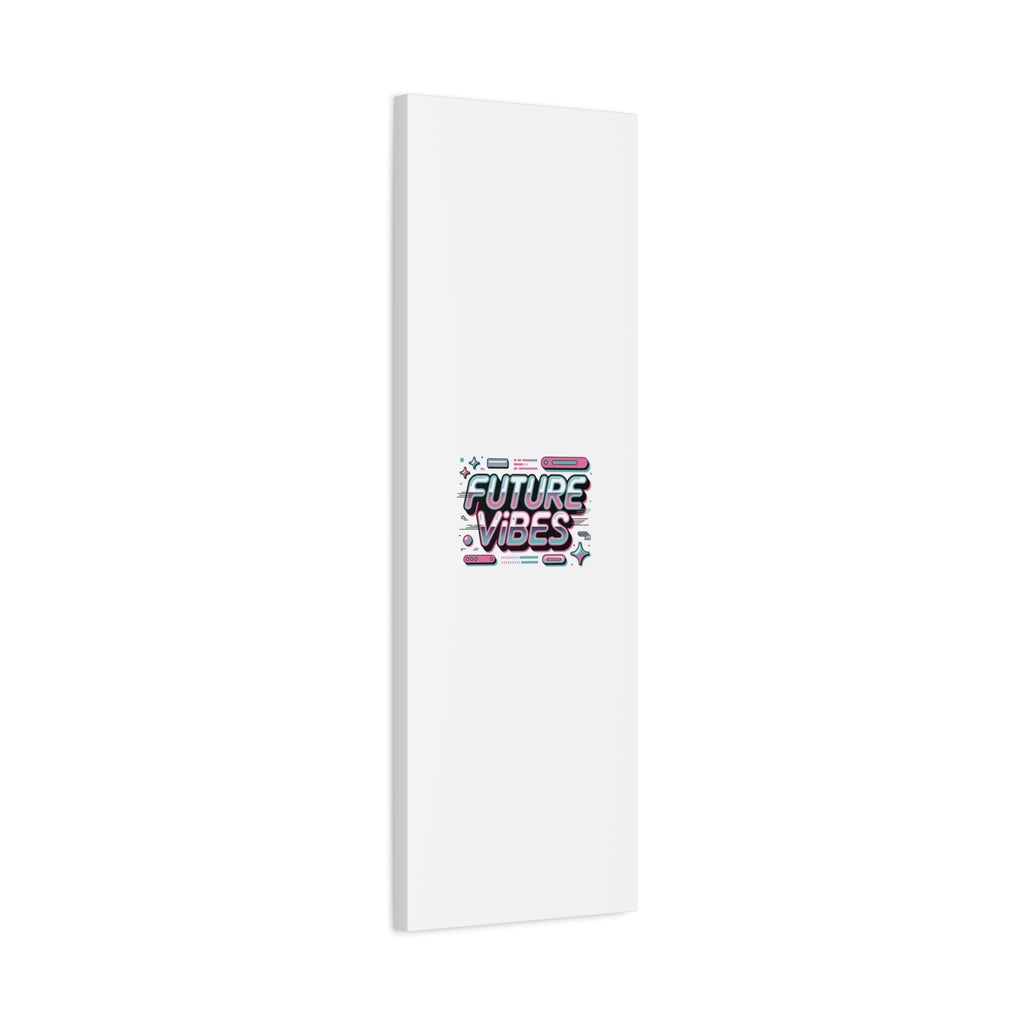 Future Vibes Canvas | Y2K Cyber Holo, Retro Tech Print