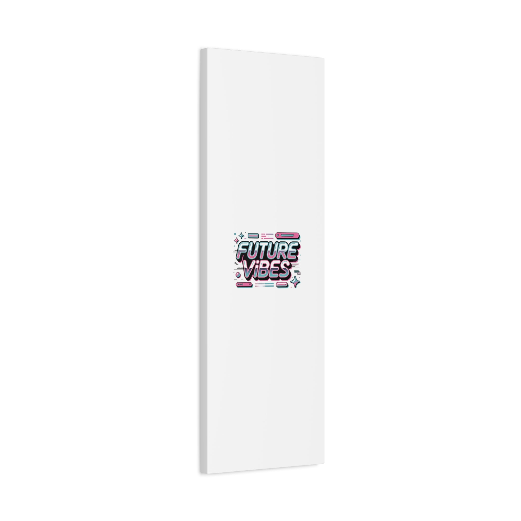 Future Vibes Canvas | Y2K Cyber Holo, Retro Tech Print